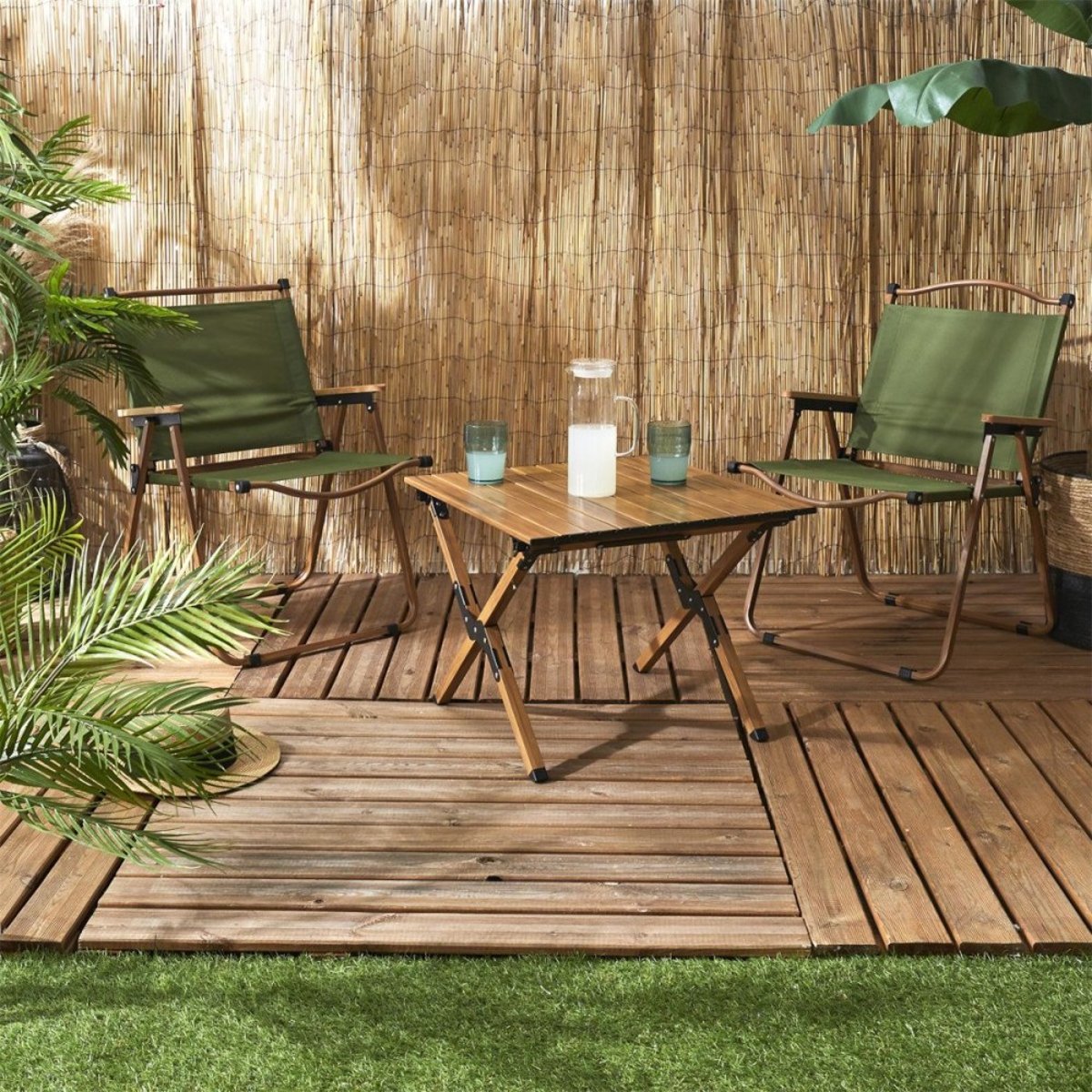 Chaise De Camping Mariposa Vert vert, DECORATIE