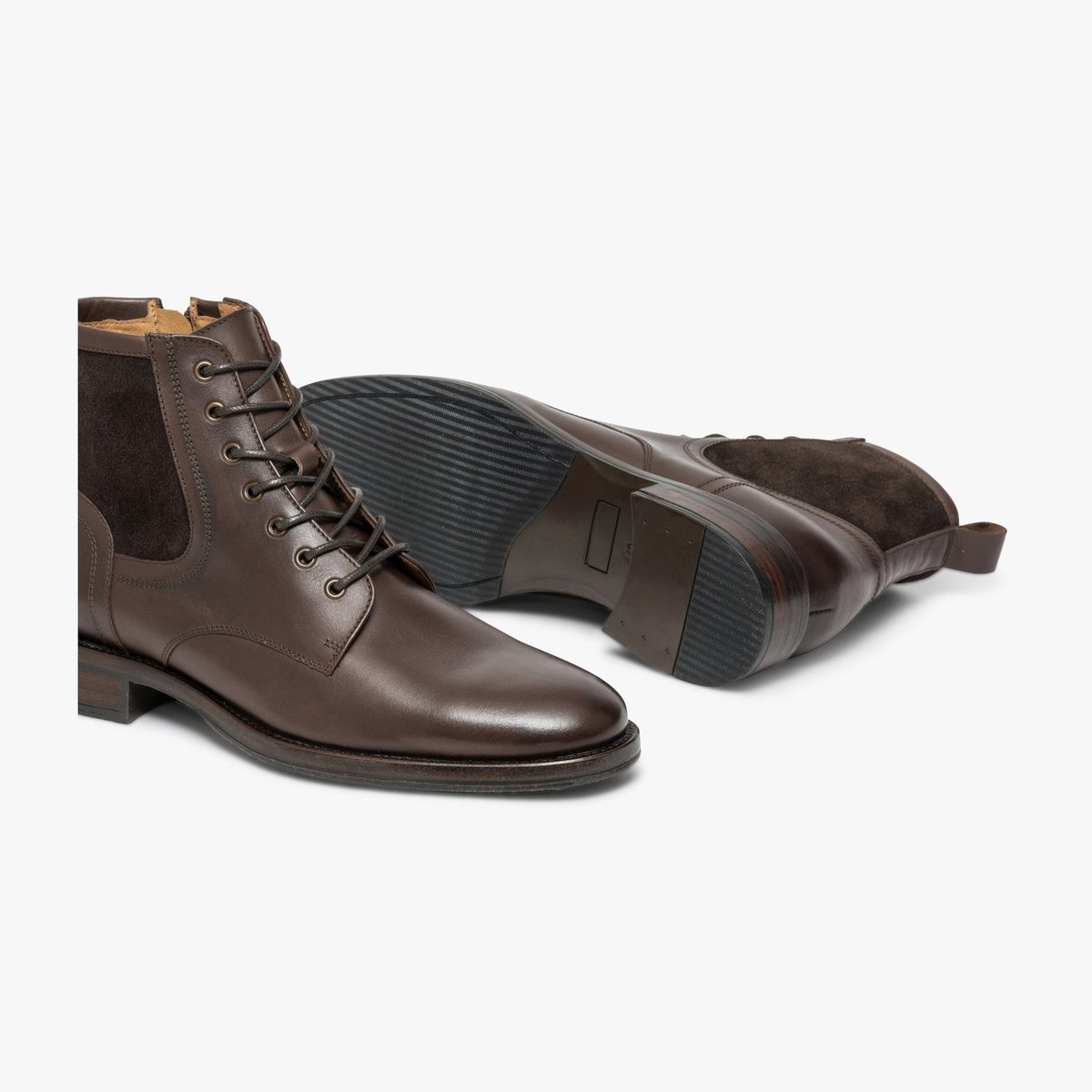 Boots en cuir PAOLO marron, BOCAGE