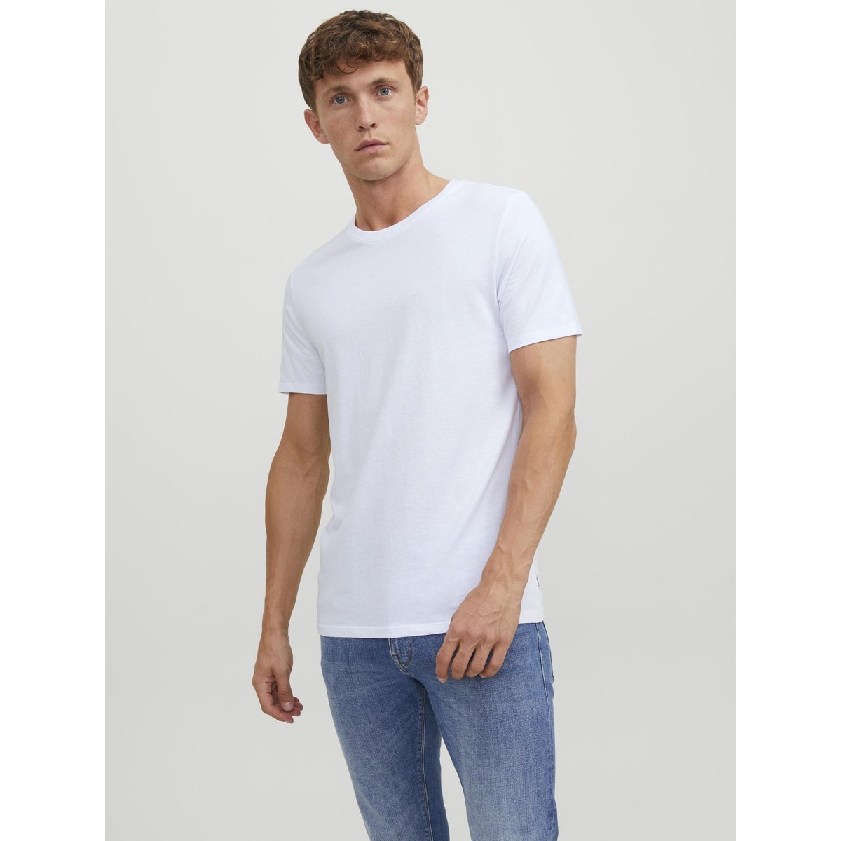T-Shirt white, JACK & JONES