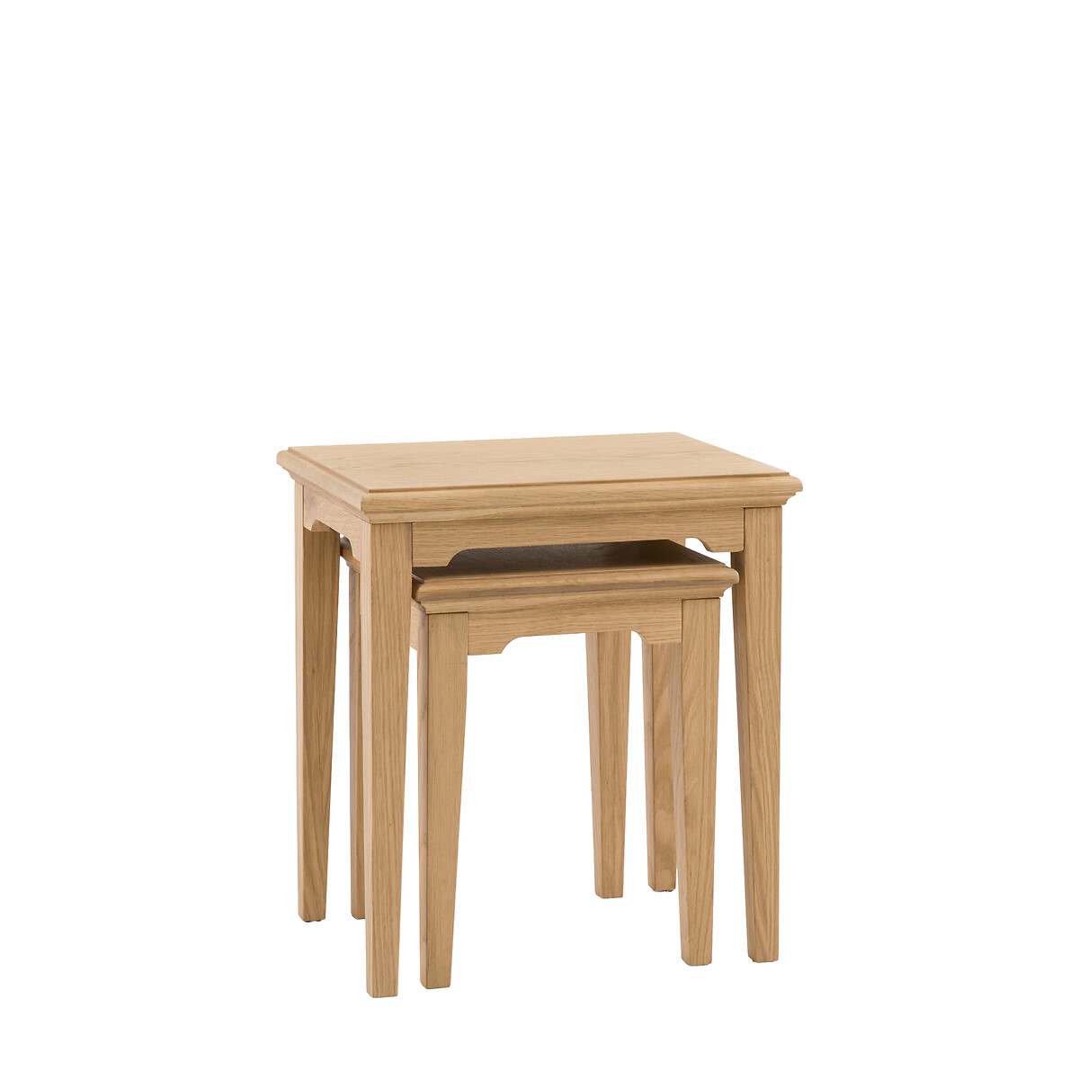 Harriet Oak Nesting Side Tables (Set of 2) light oak wood, SO'HOME