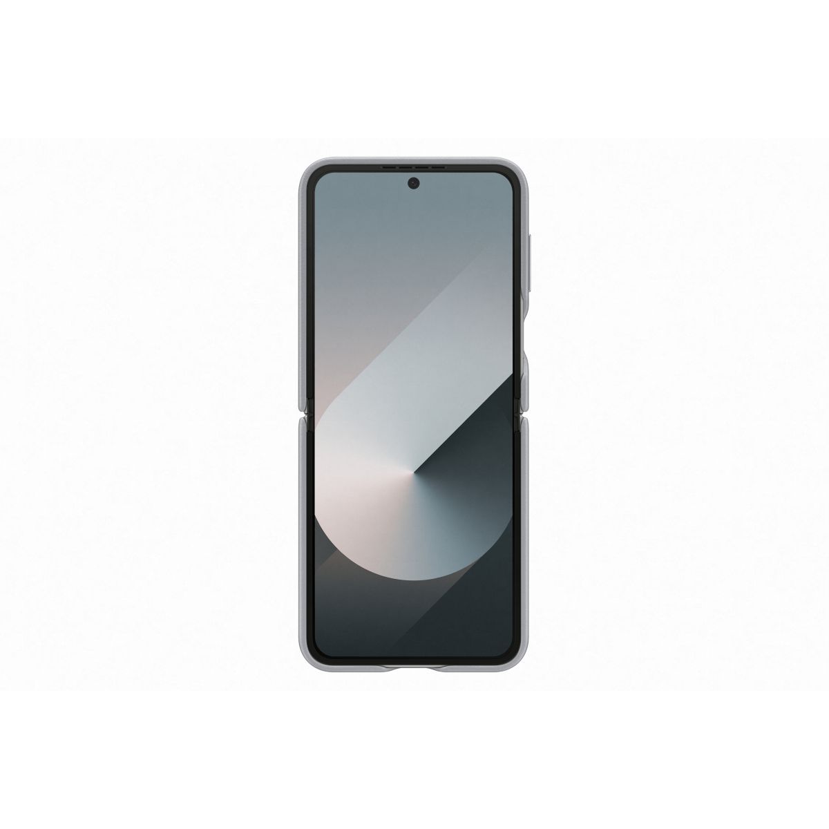Coque Z Flip6 Gris Premium design couleur unique, SAMSUNG