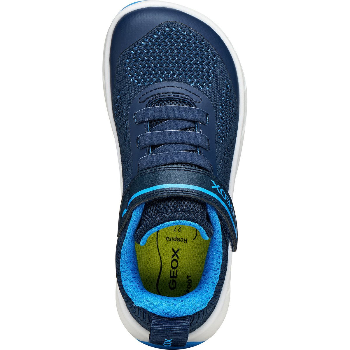 Baskets  J FOOT-RUN bleu marine/bleu ciel, GEOX