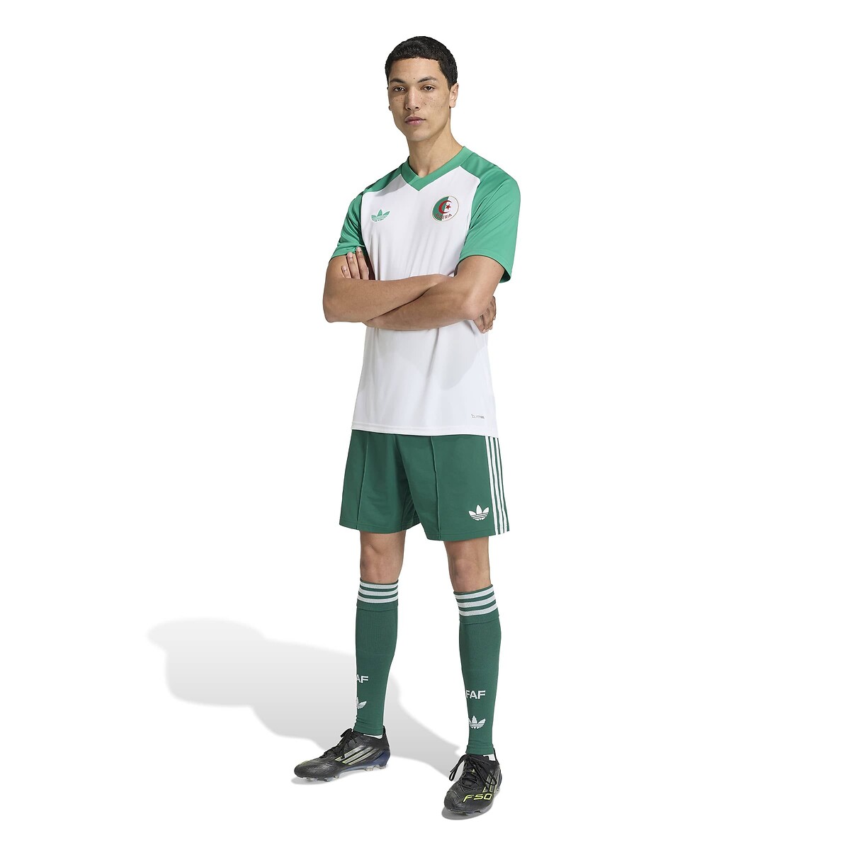 Preshirt Home Algérie, Coupe du monde 2026 blanc, adidas Performance