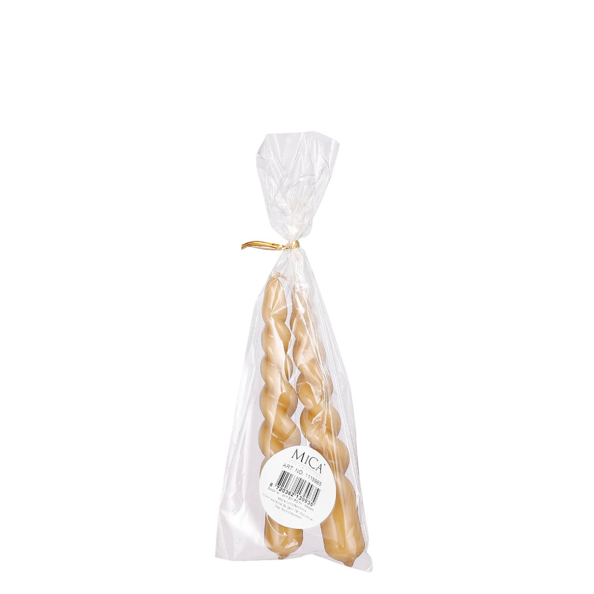 Bougie TWIST marron clair, MICA DECORATIONS