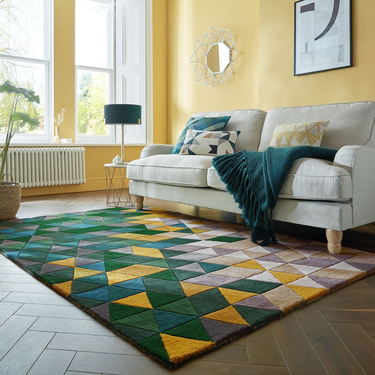 Tapis en laine PRISM multicolore, FLAIR RUGS