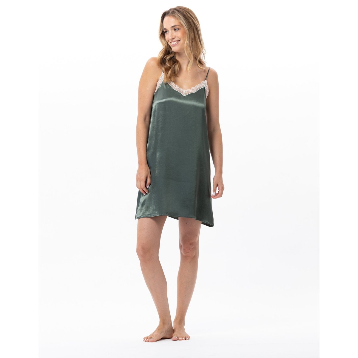Nuisette en viscose DARCY 103 vert, LE CHAT