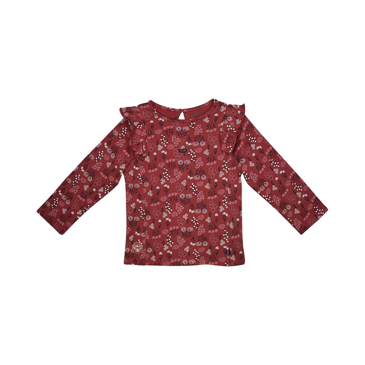 Tshirt interlock manches longues prudence blanc, SUCRE D'ORGE