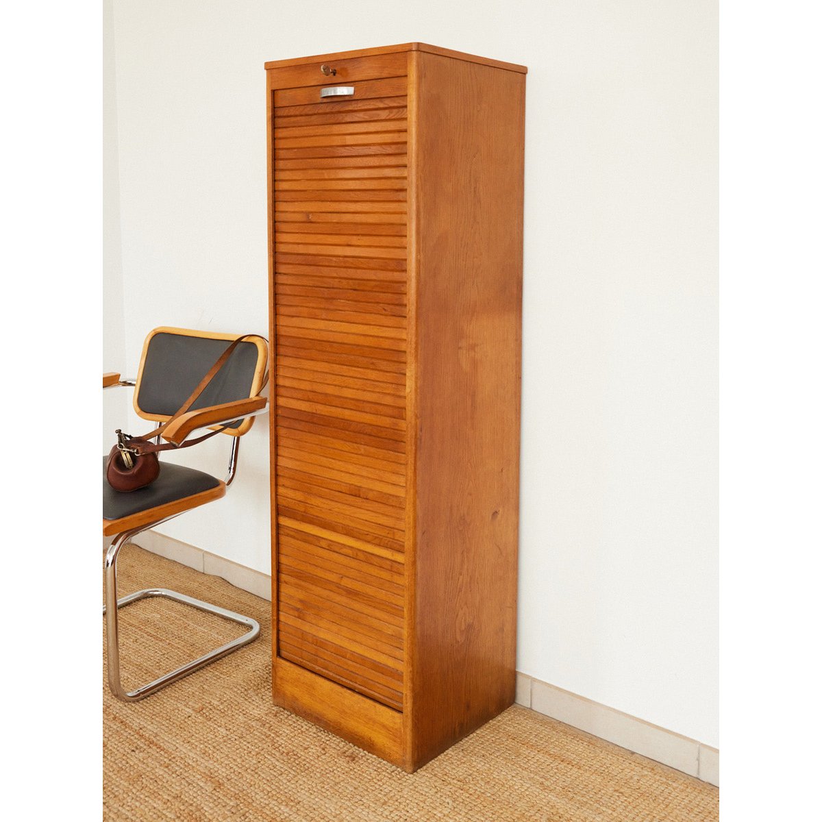Grand classeur en bois Fernand N°488 - Bon état bois clair, DEBONGOUT