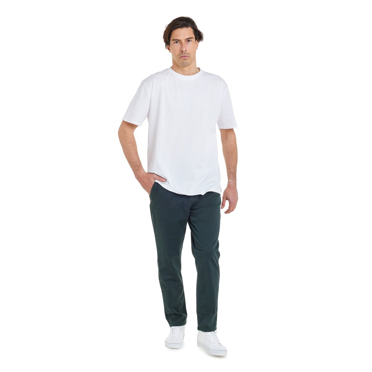 PANTALON LOOSE DEEPFOREST vert, PULLIN