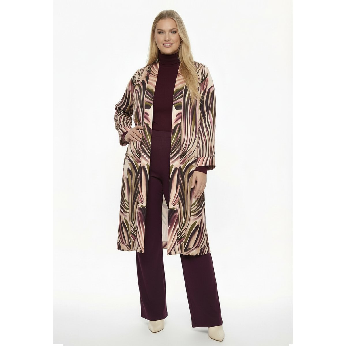 Cardigan avec manches longues multi, YOEK