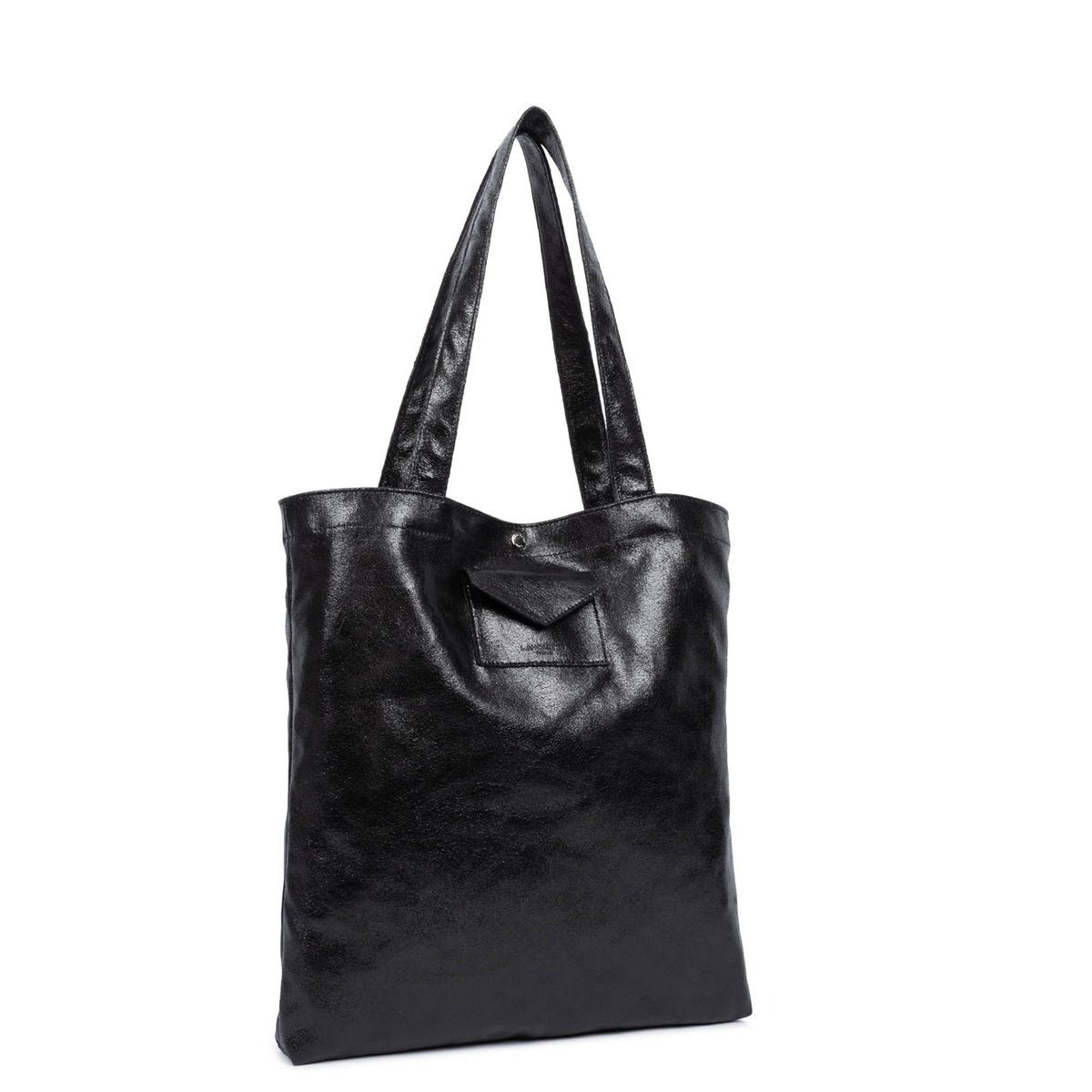 Sac cabas épaule RÉTRO KBA noir, LANCASTER