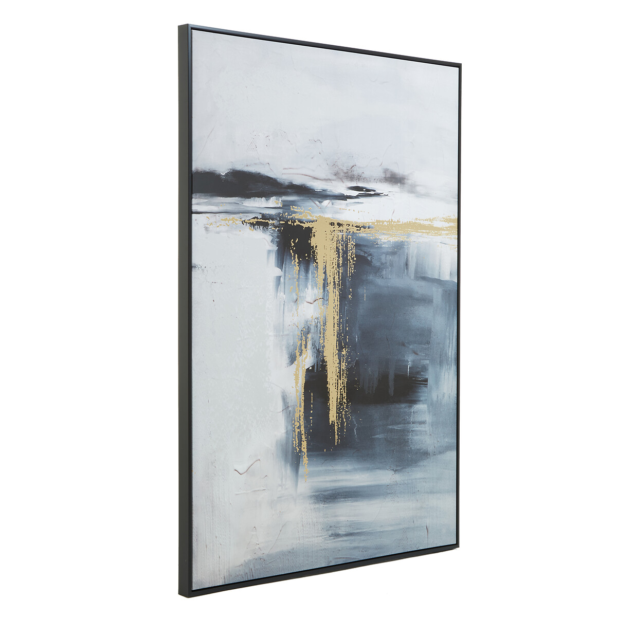 143 x 103cm Oil Paint Abstract Wall Art black, FIFTY FIVE SOUTH