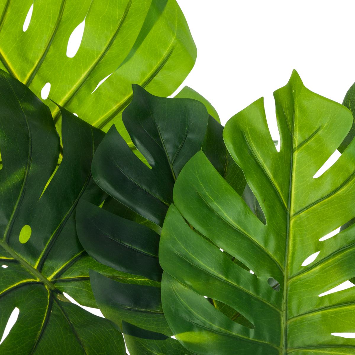 Philodendron monstera artificiel vert, ATMOSPHERA