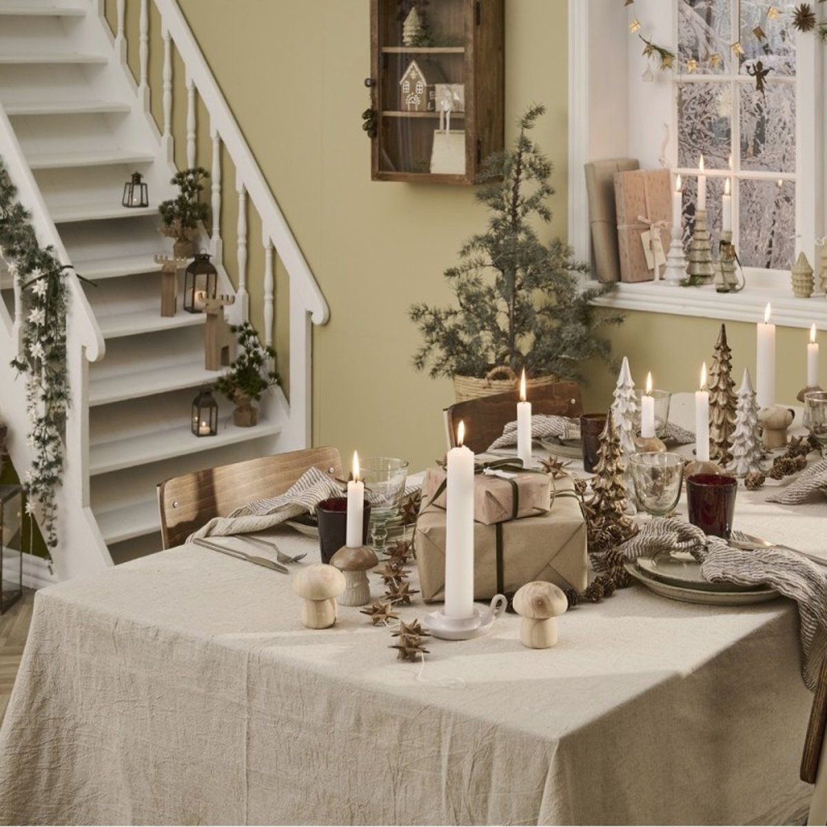 Grande nappe coton beige, IB LAURSEN