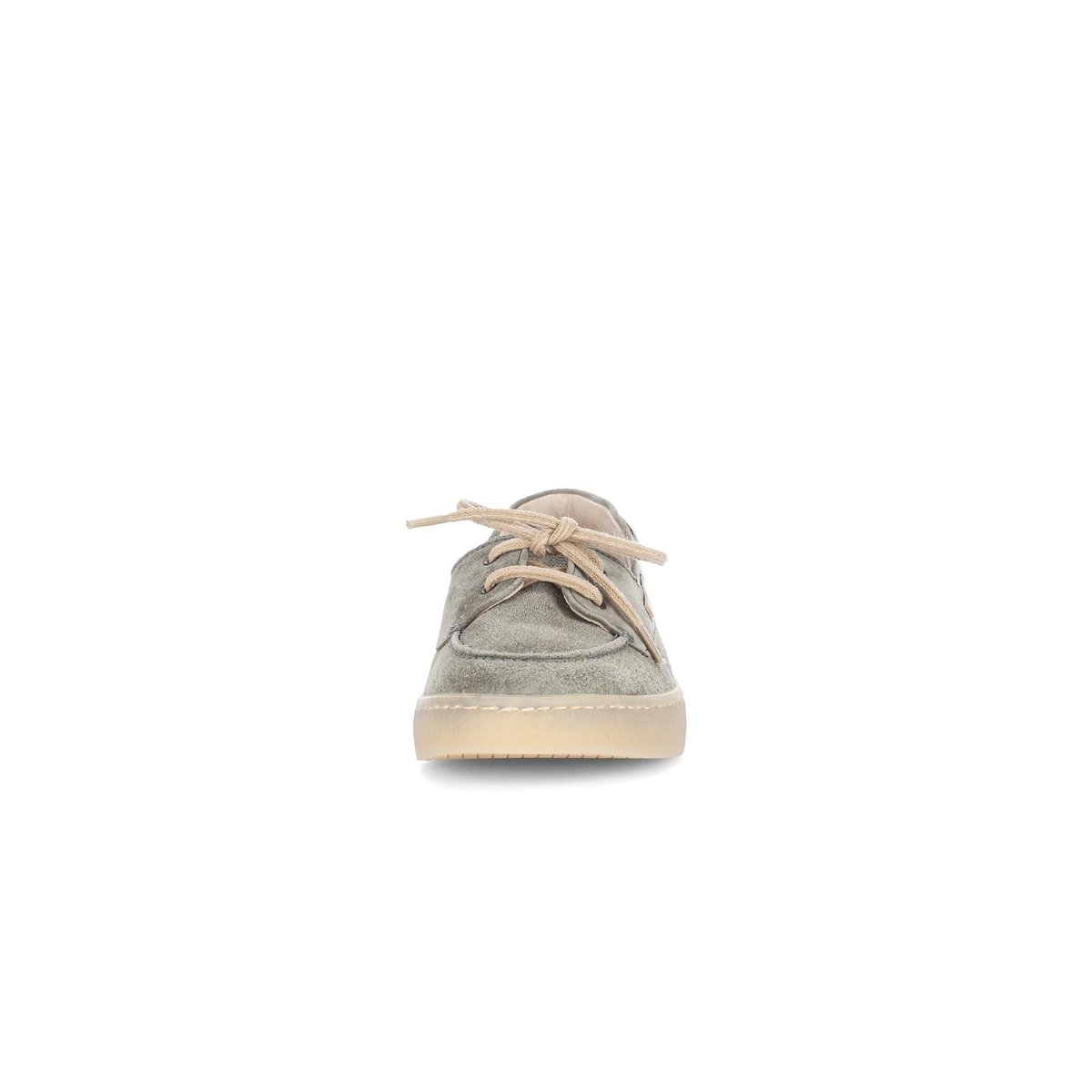Baskets en cuir à talon compensé gris, GABOR