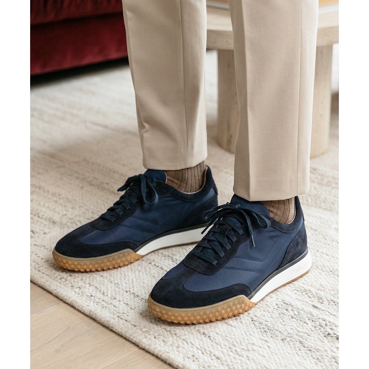 Sneakers MATHIS bleu marine, FINSBURY