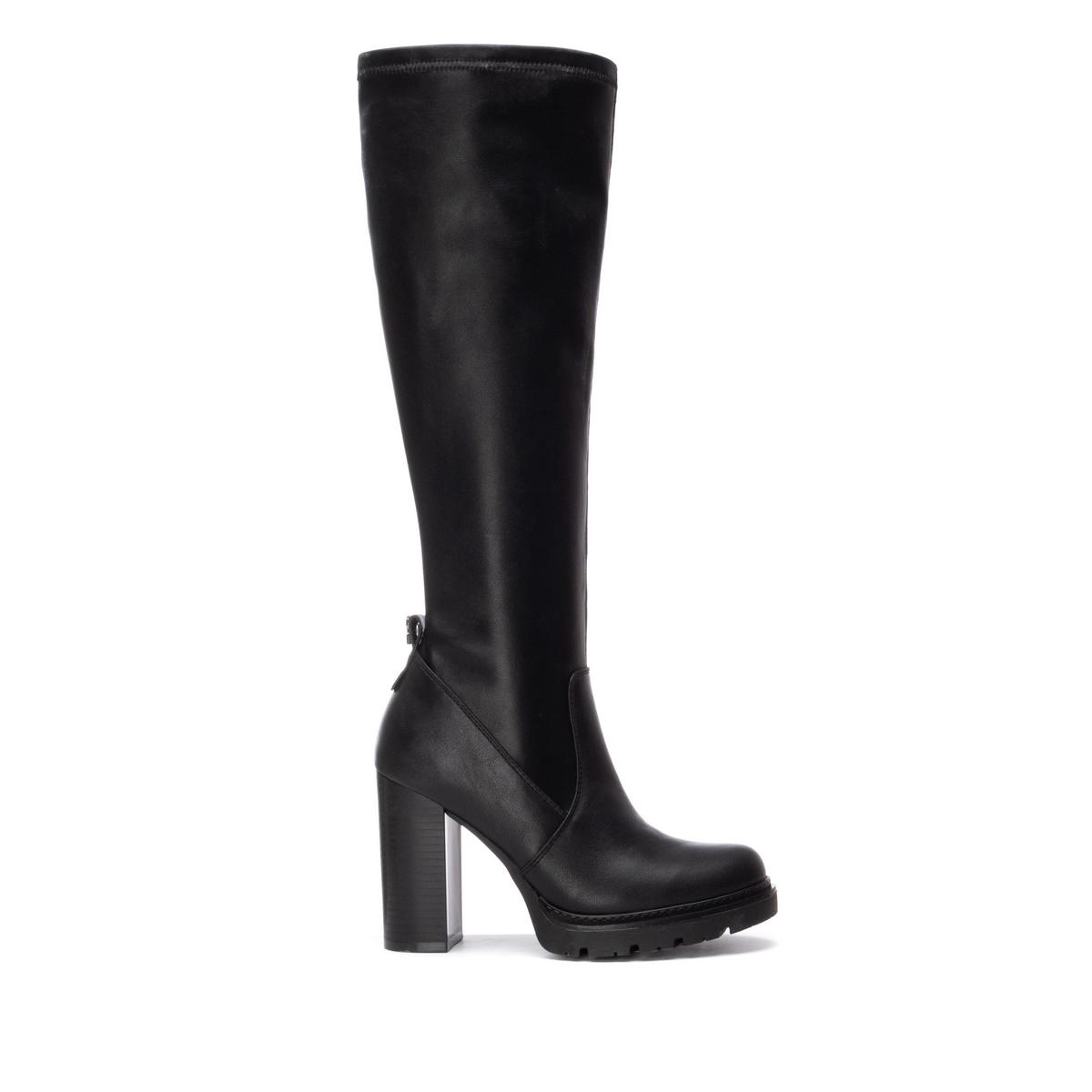 Botte Talon Décontractée Fermeture éclair noir, REFRESH