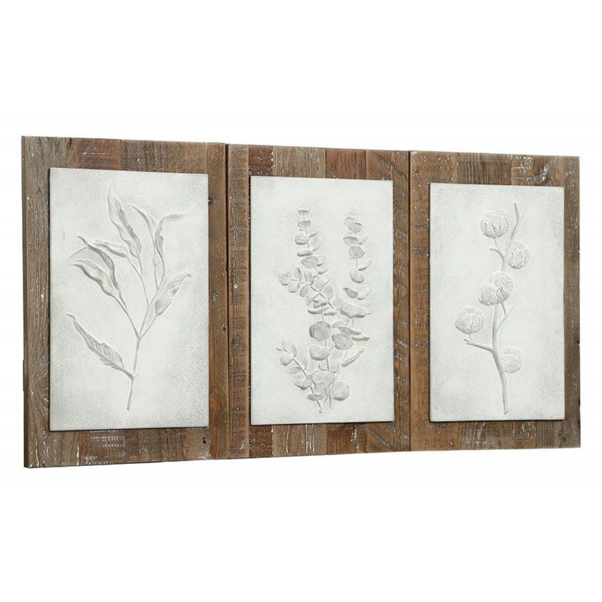 Triptyque de panneaux floraux - COUNTRY multicolore, INTERIOR'S