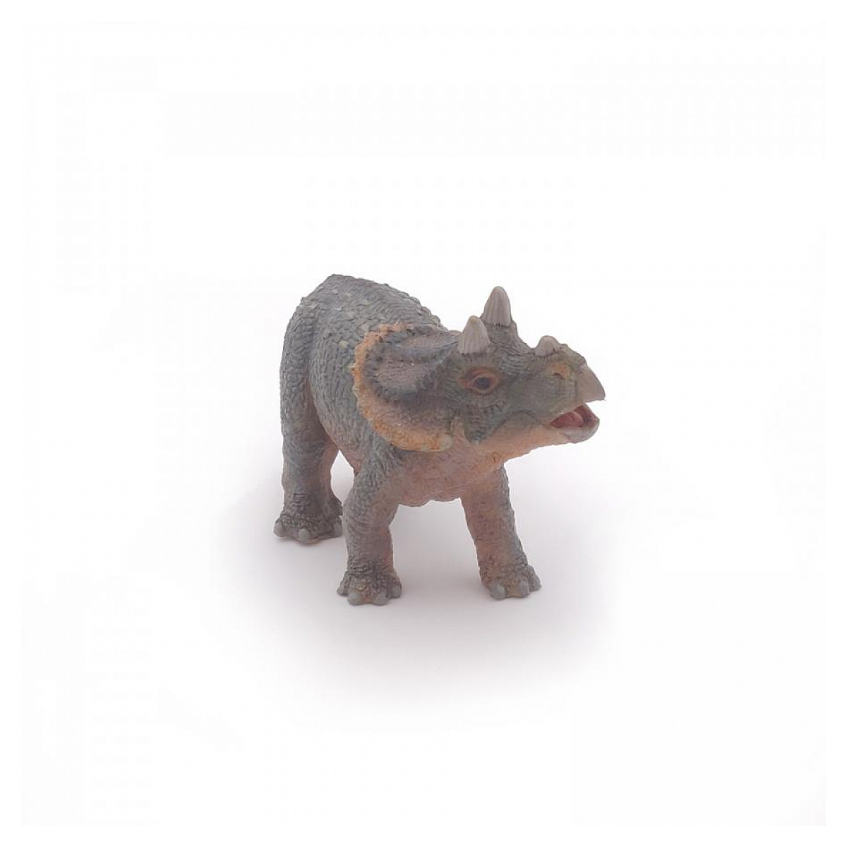 Figurine Jeune tricératops gris, PAPO