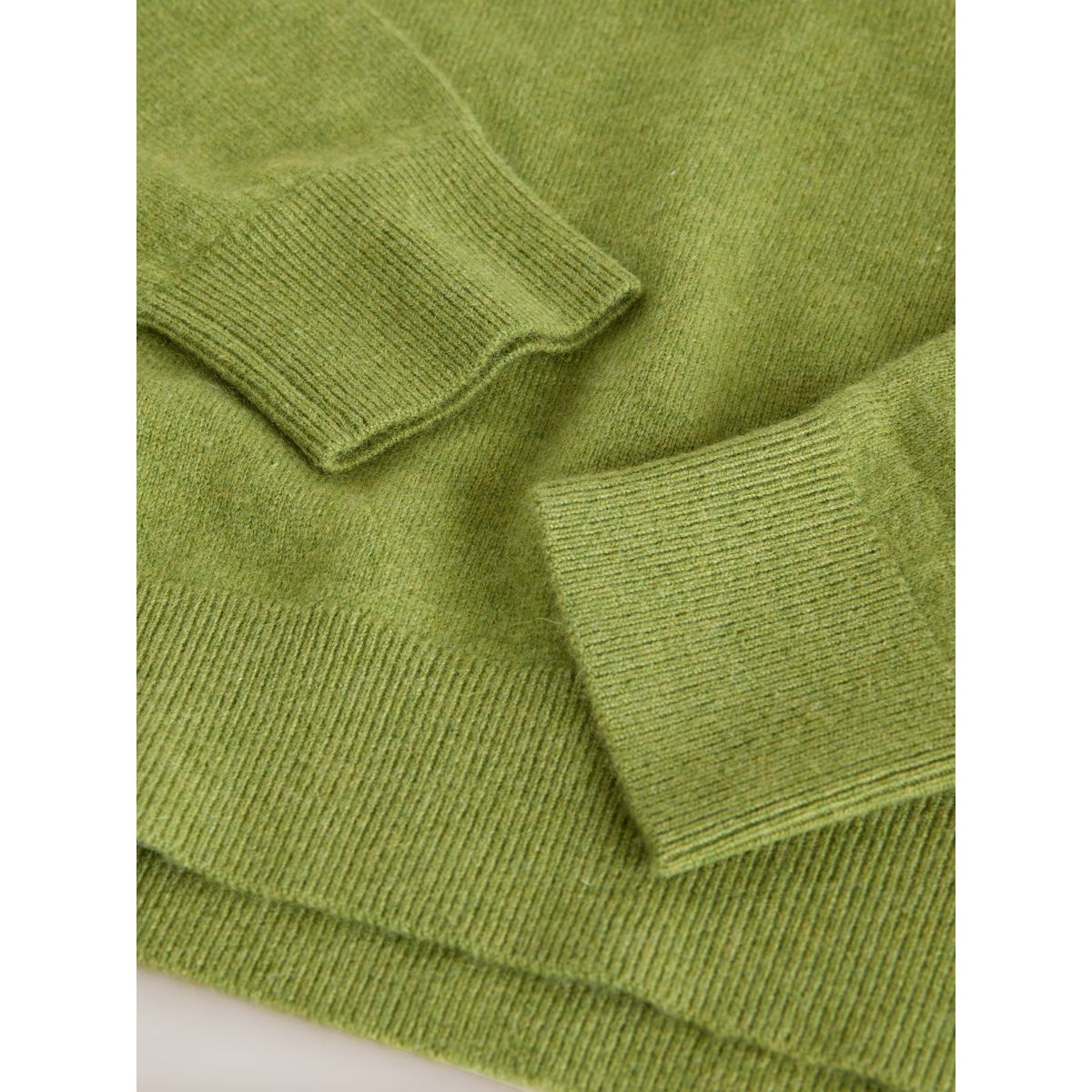Pull ras du cou cachemire n. premium vert, NEXT