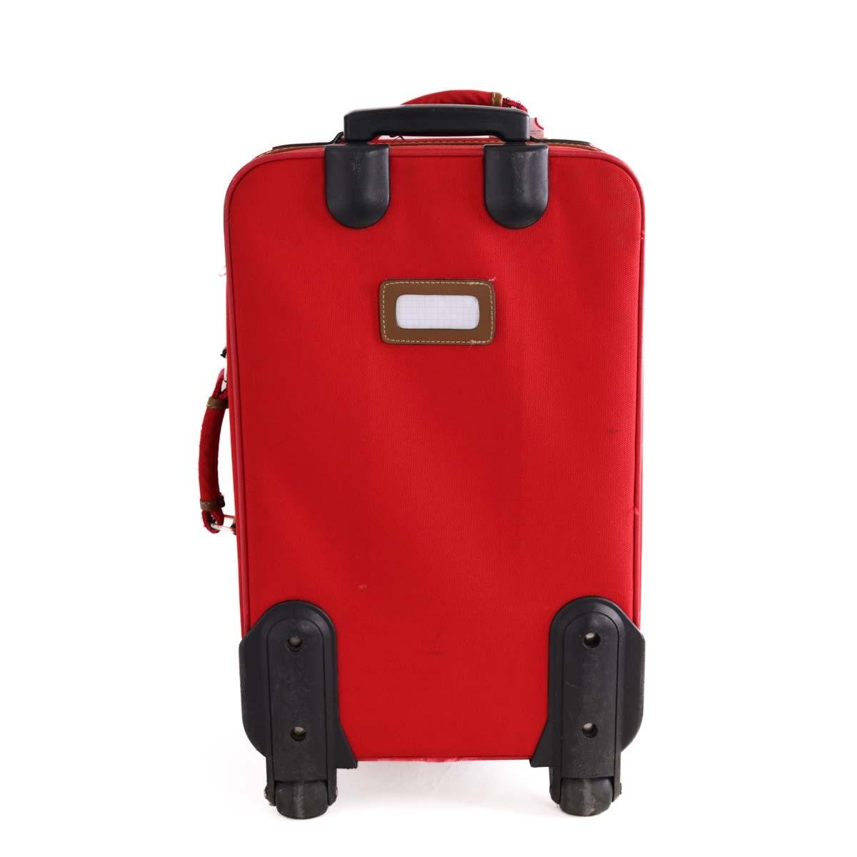 Valise - Bon État rouge, LANCEL