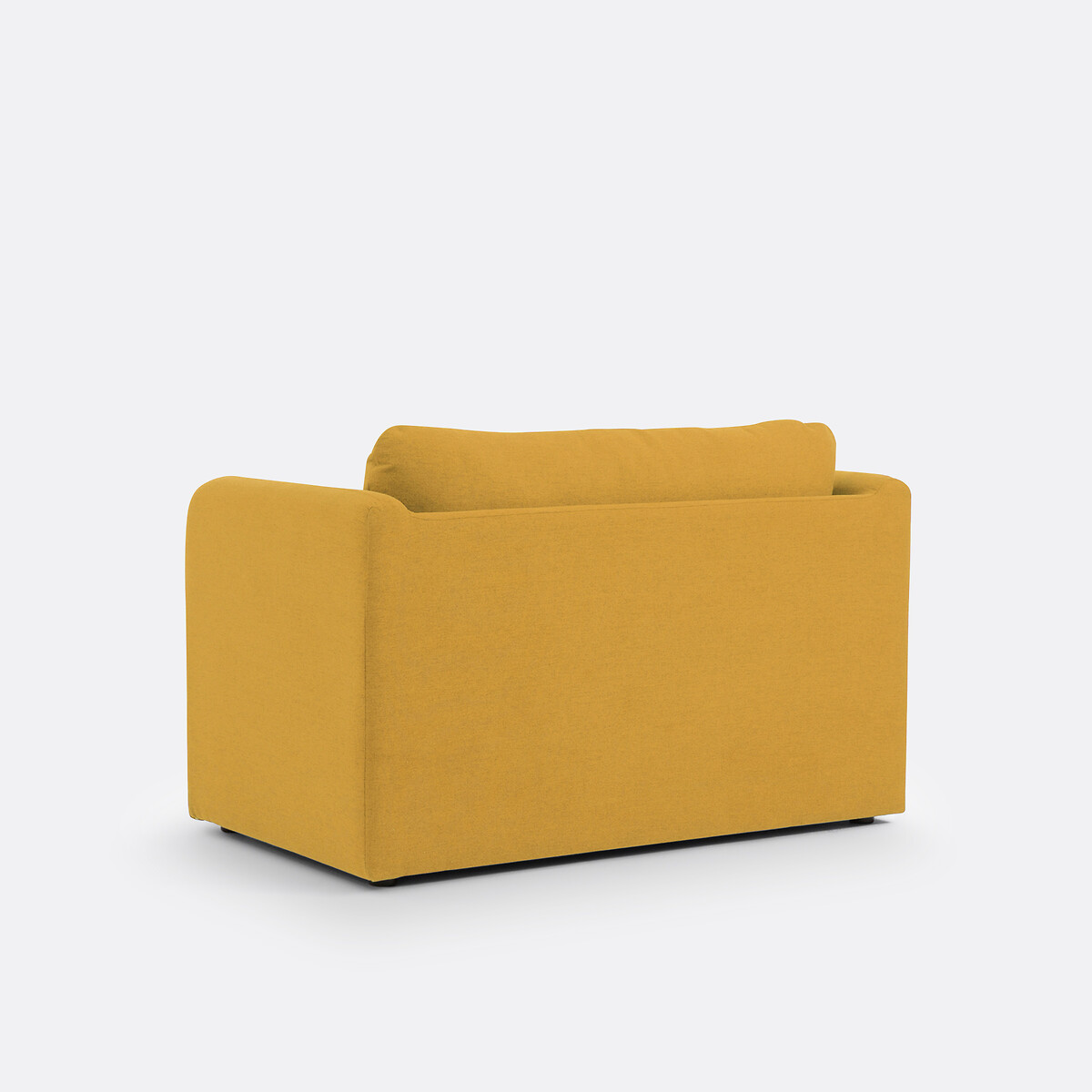 Schlafsofa Hazel, Polyester senfgelb, LA REDOUTE INTERIEURS
