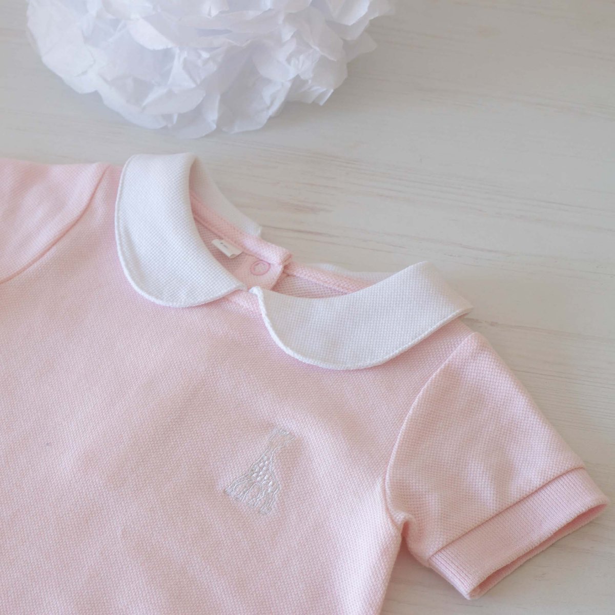 Combishort bébé Sophie La Girafe® rosa, TROIS KILOS SEPT