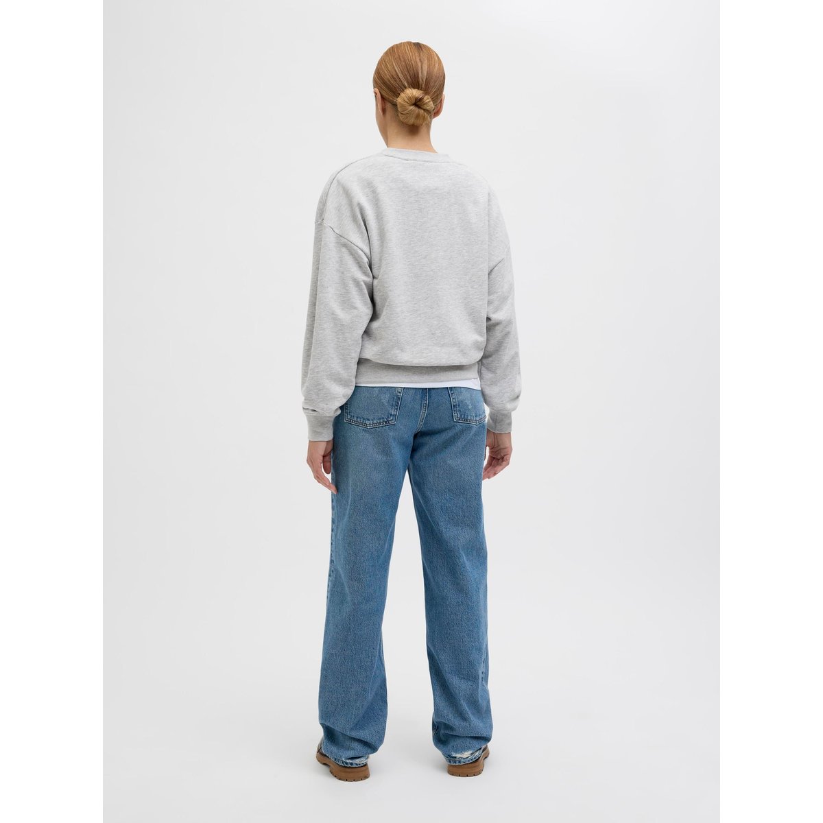 Sweat-Shirt grise - light grey melange, JJXX