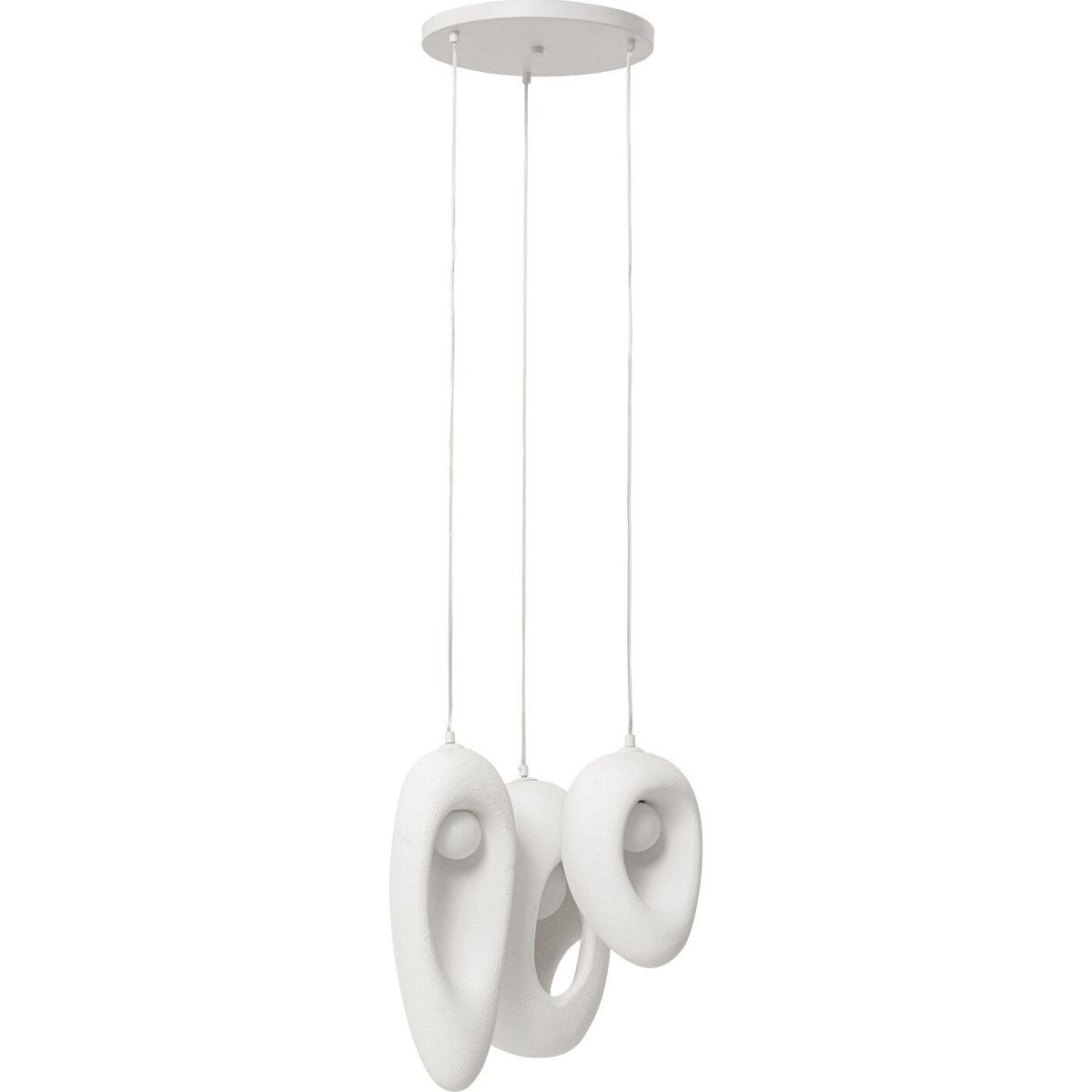 Suspension en plâtre, SOUL blanc, KARE DESIGN