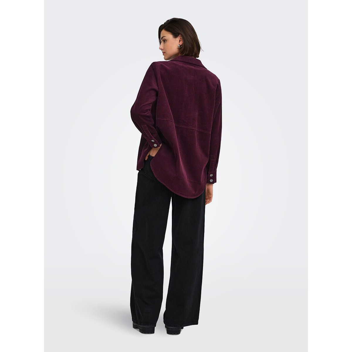 Camicia in velluto bordeaux , JDY