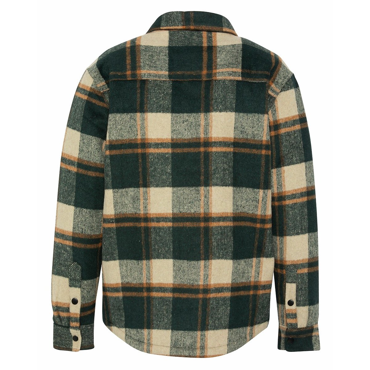 Cary thick jacket with sherpa lining checked, SCHOTT