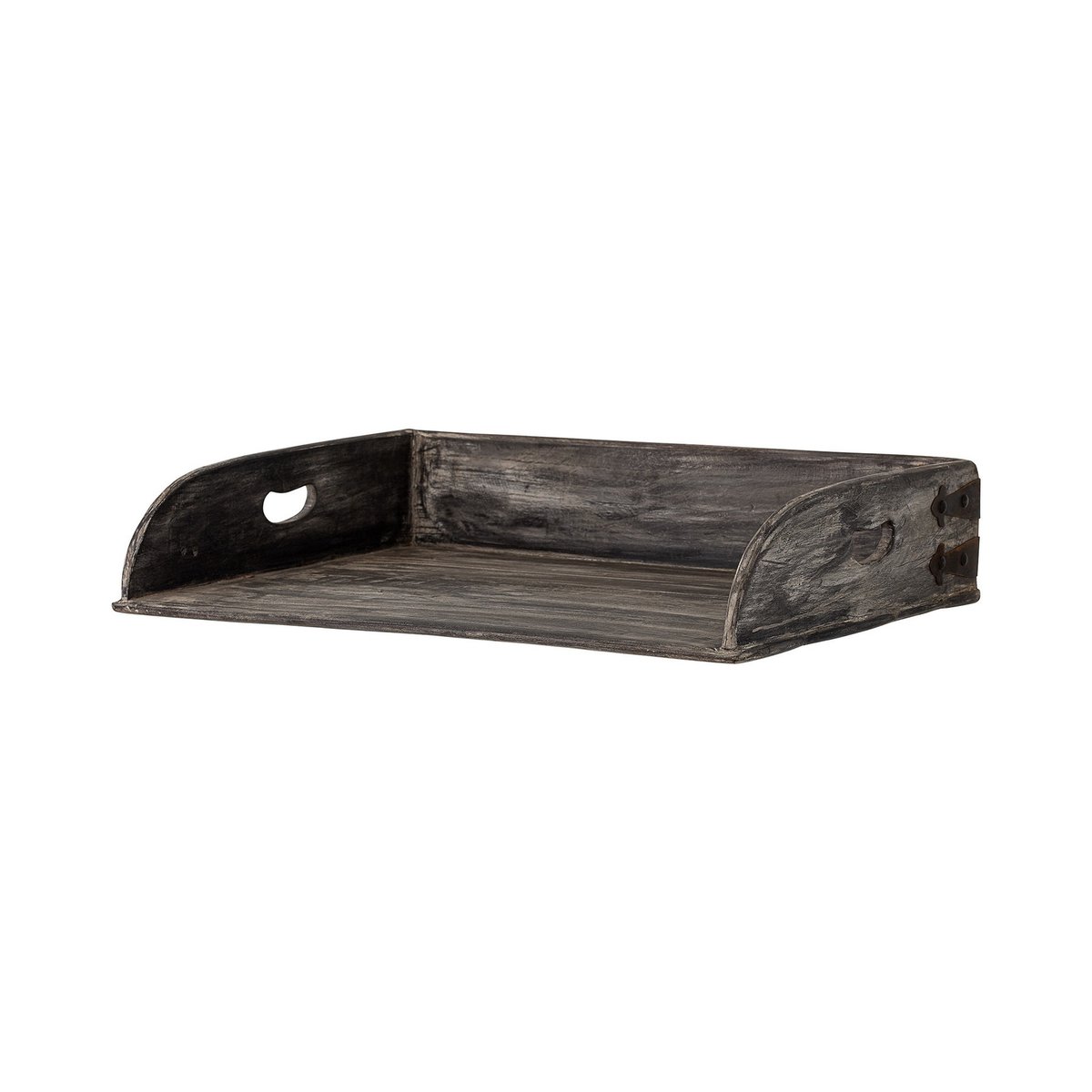 Plateau en bois recyclé rectangulaire Adrian bois fonce, BLOOMINGVILLE