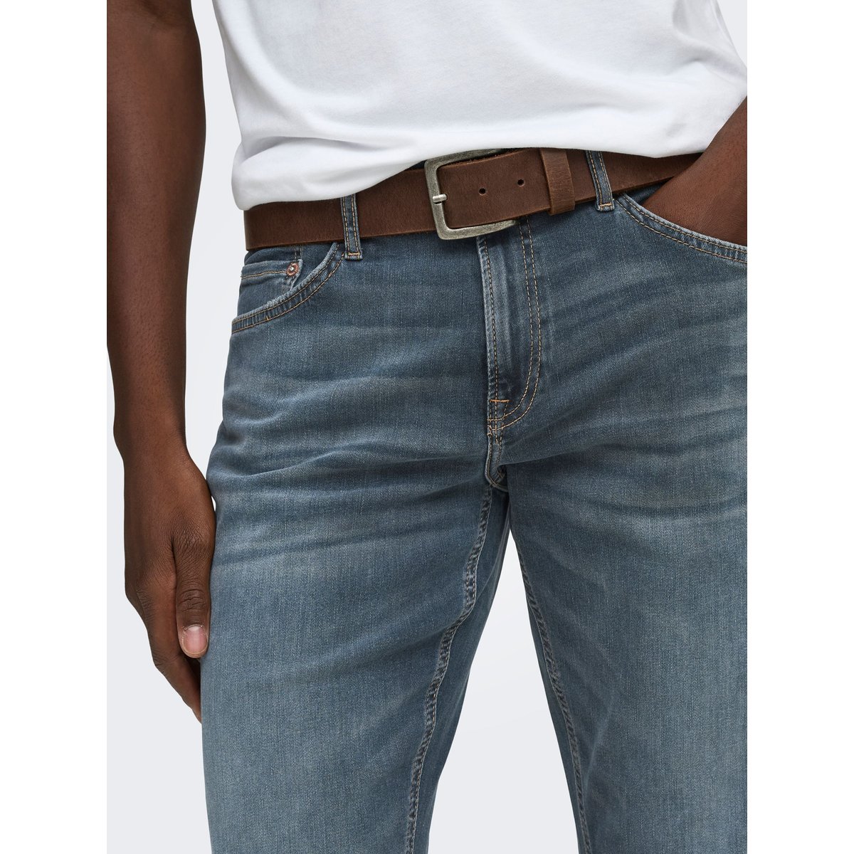 Coupe Regular dark blue denim 1, ONLY & SONS