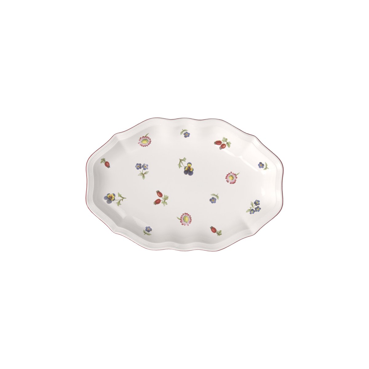 Plat Creux De Service PETITE FLEUR blanc, VILLEROY & BOCH