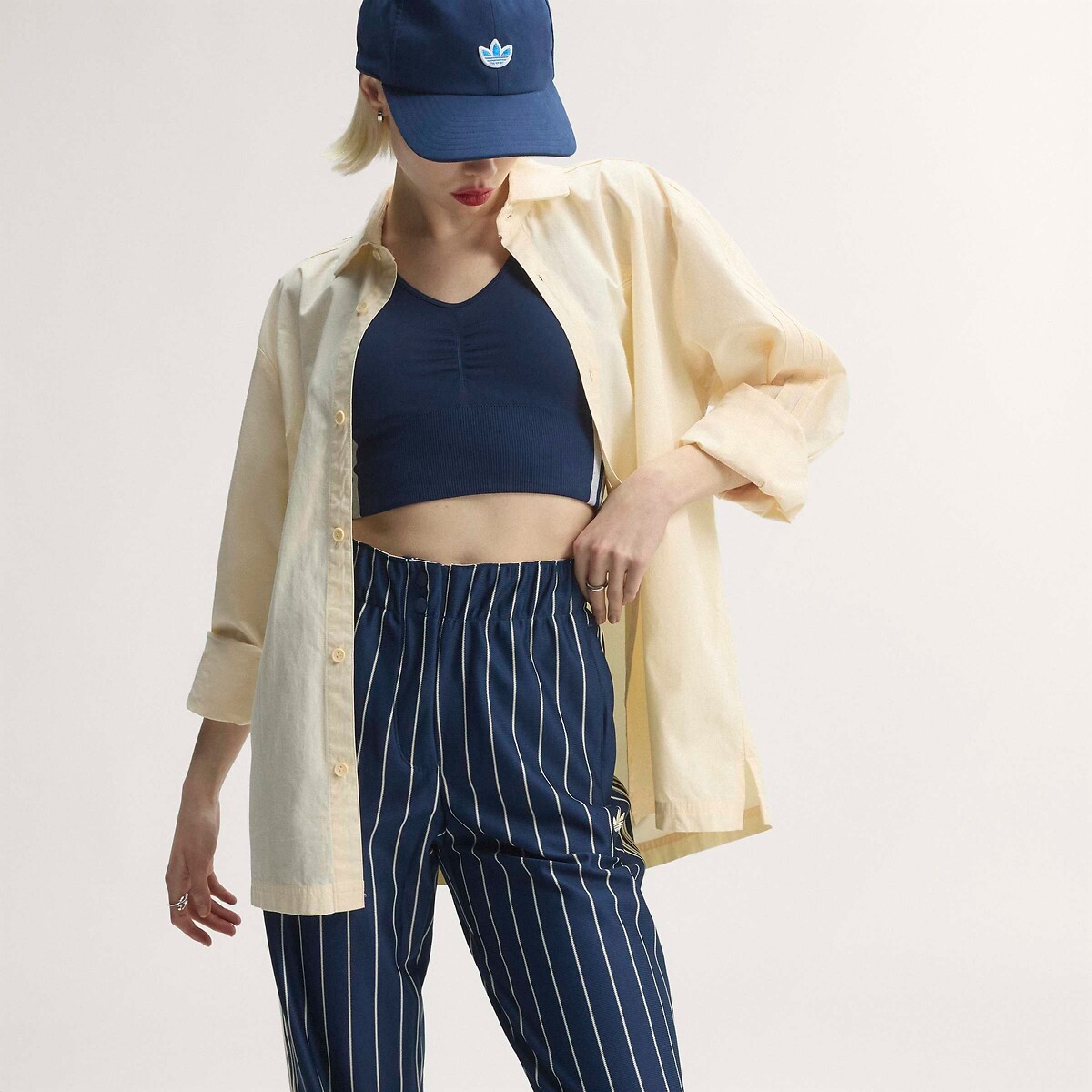 Pantalon à rayures bleu, adidas Originals