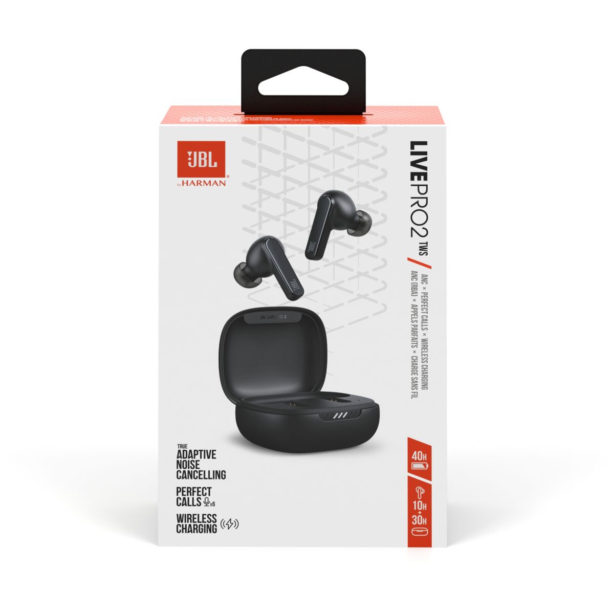 Ecouteurs Live pro 2 Noir couleur unique, JBL