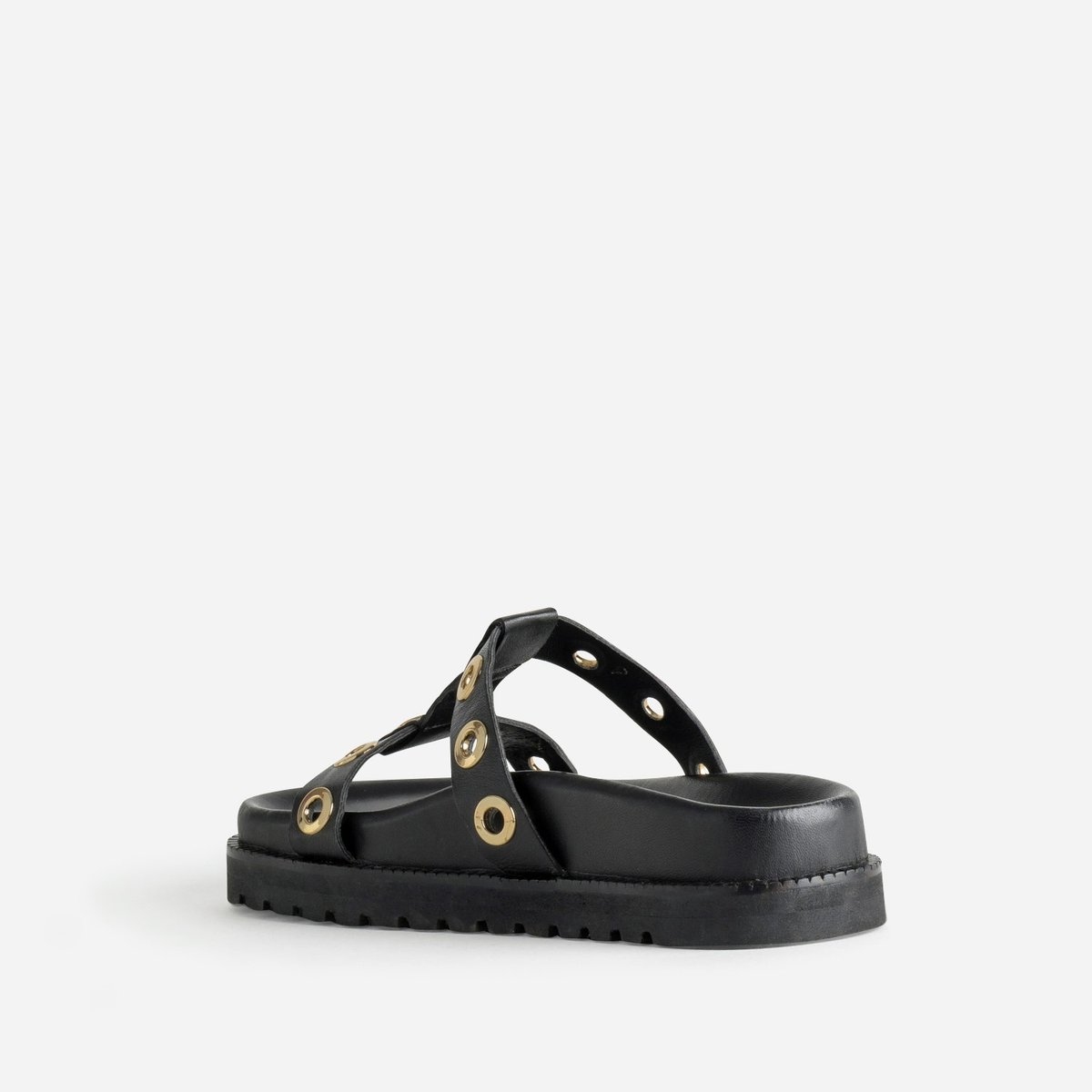 Mule en cuir MARIZA noir, TEXTO