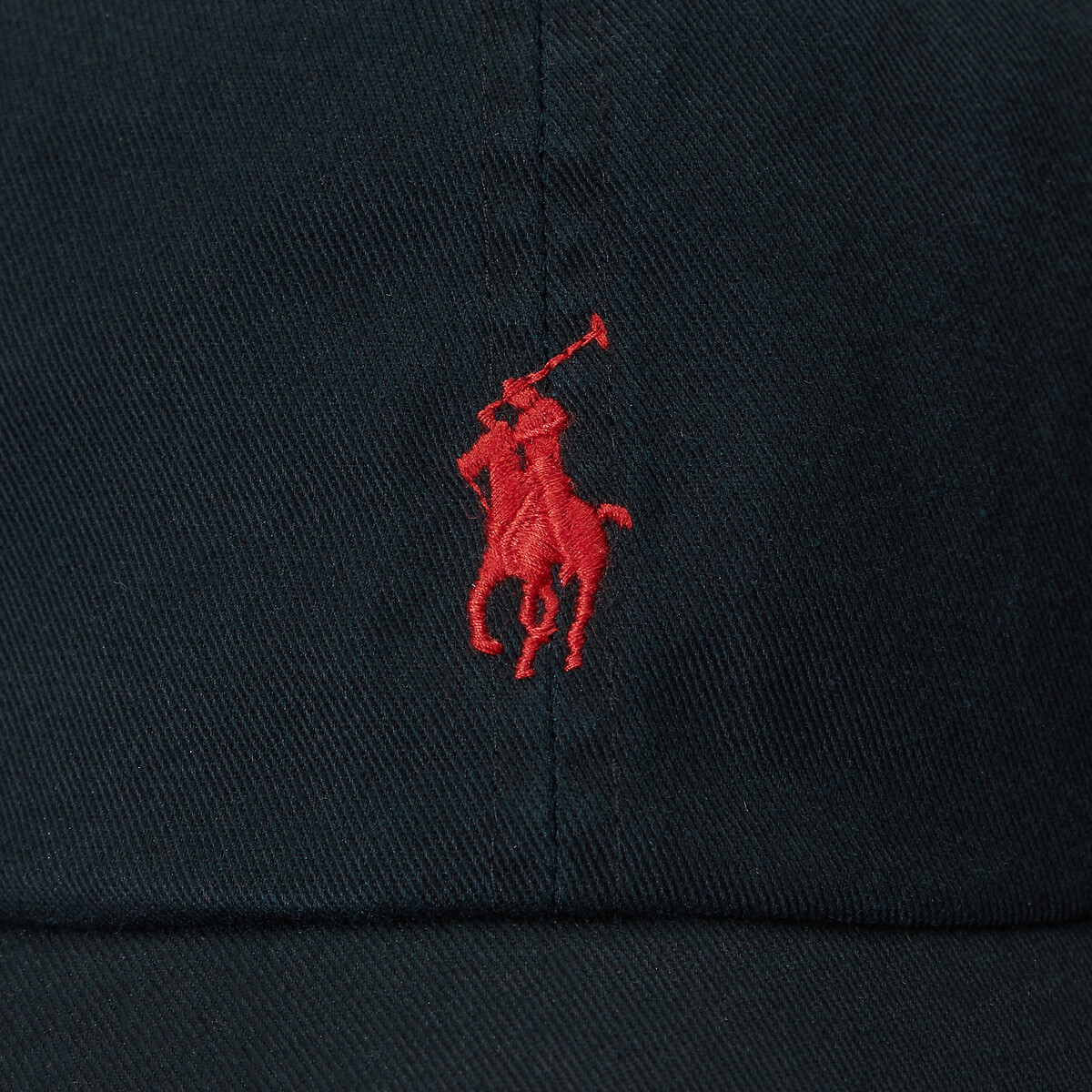 Casquette de baseball coton chino noir, POLO RALPH LAUREN