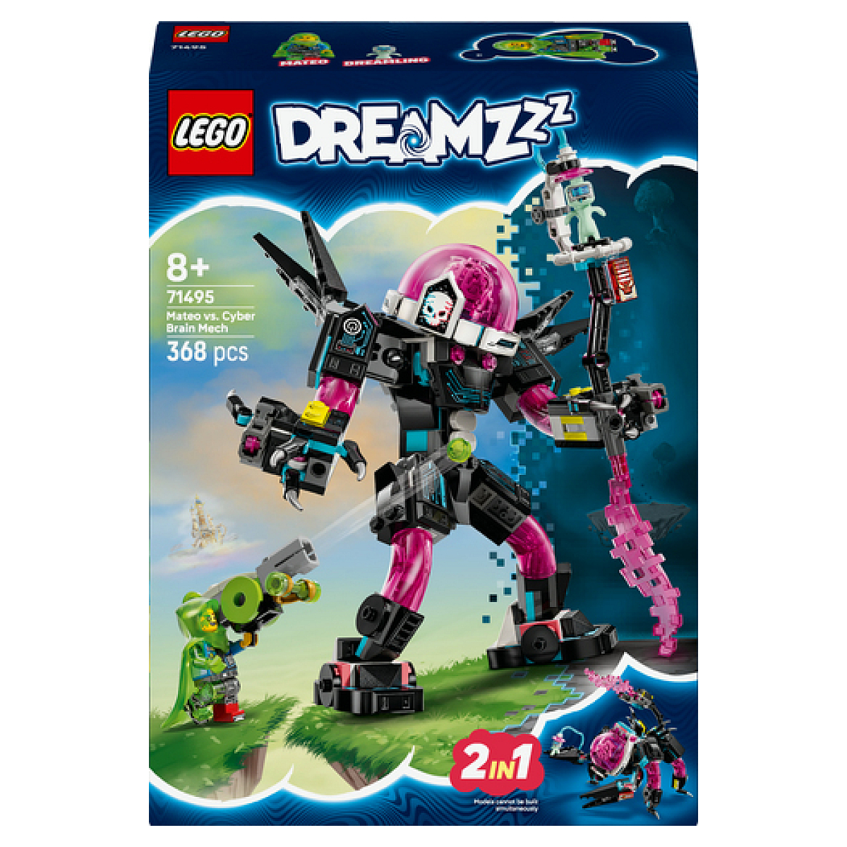 LEGO Dreamzzz - Mateo contre le robot Cyber cerveau - 71495 couleur unique, LEGO