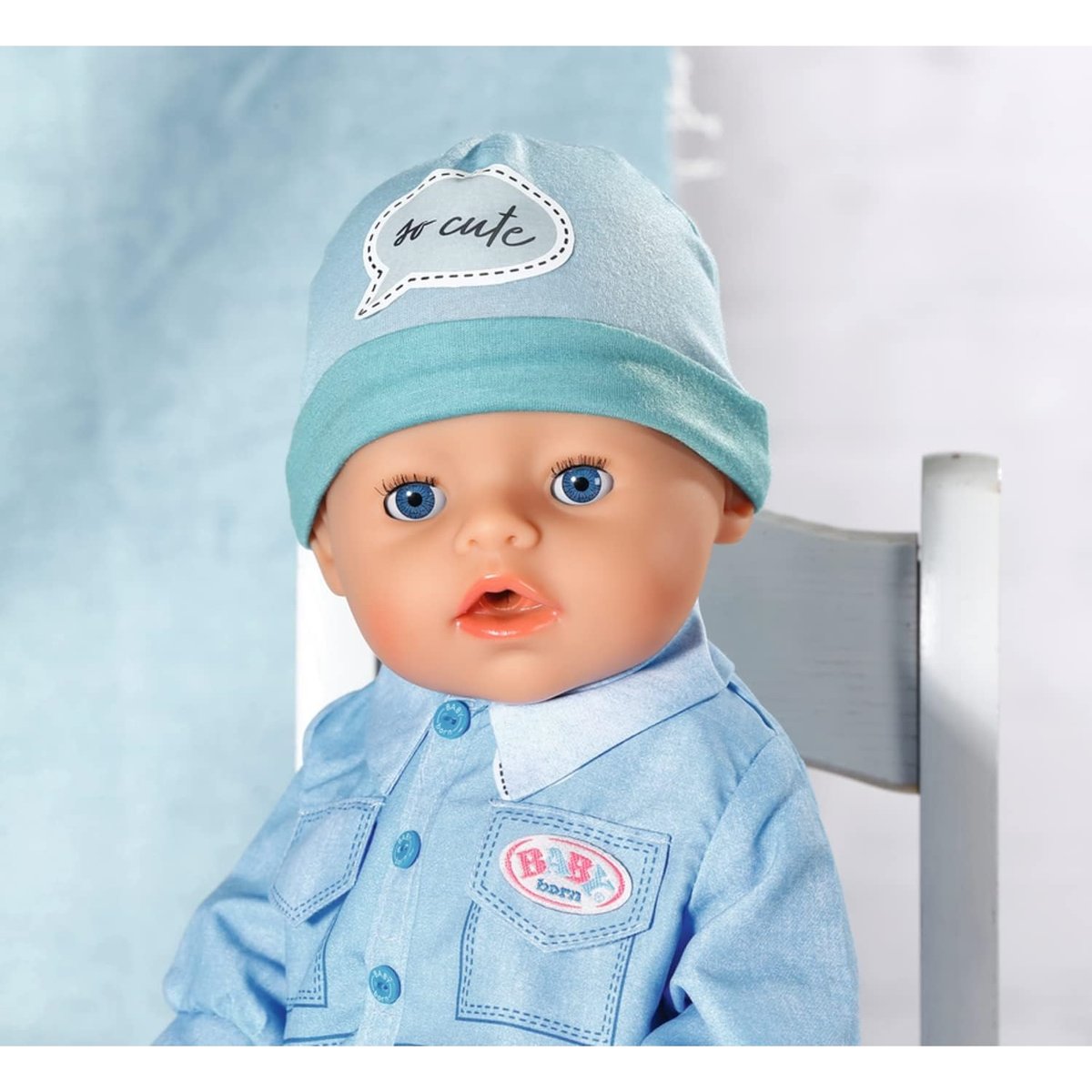 Baby born Deluxe Combinaison en jean pour poupée 43cm multicolore, ZAPF CREATION