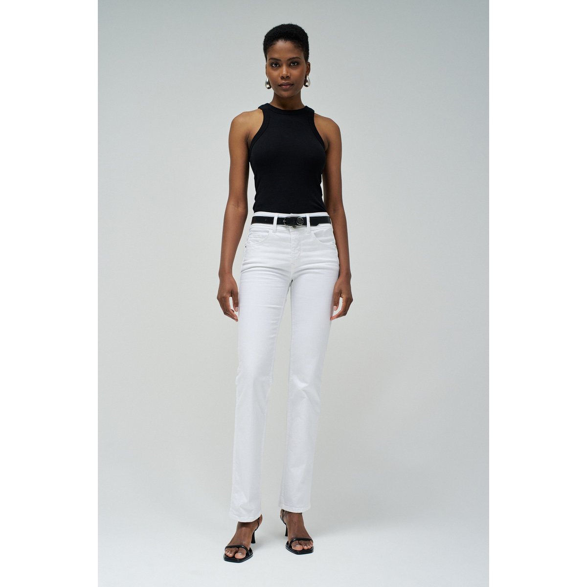 JEAN SECRET PUSH IN DROIT blanc, SALSA JEANS