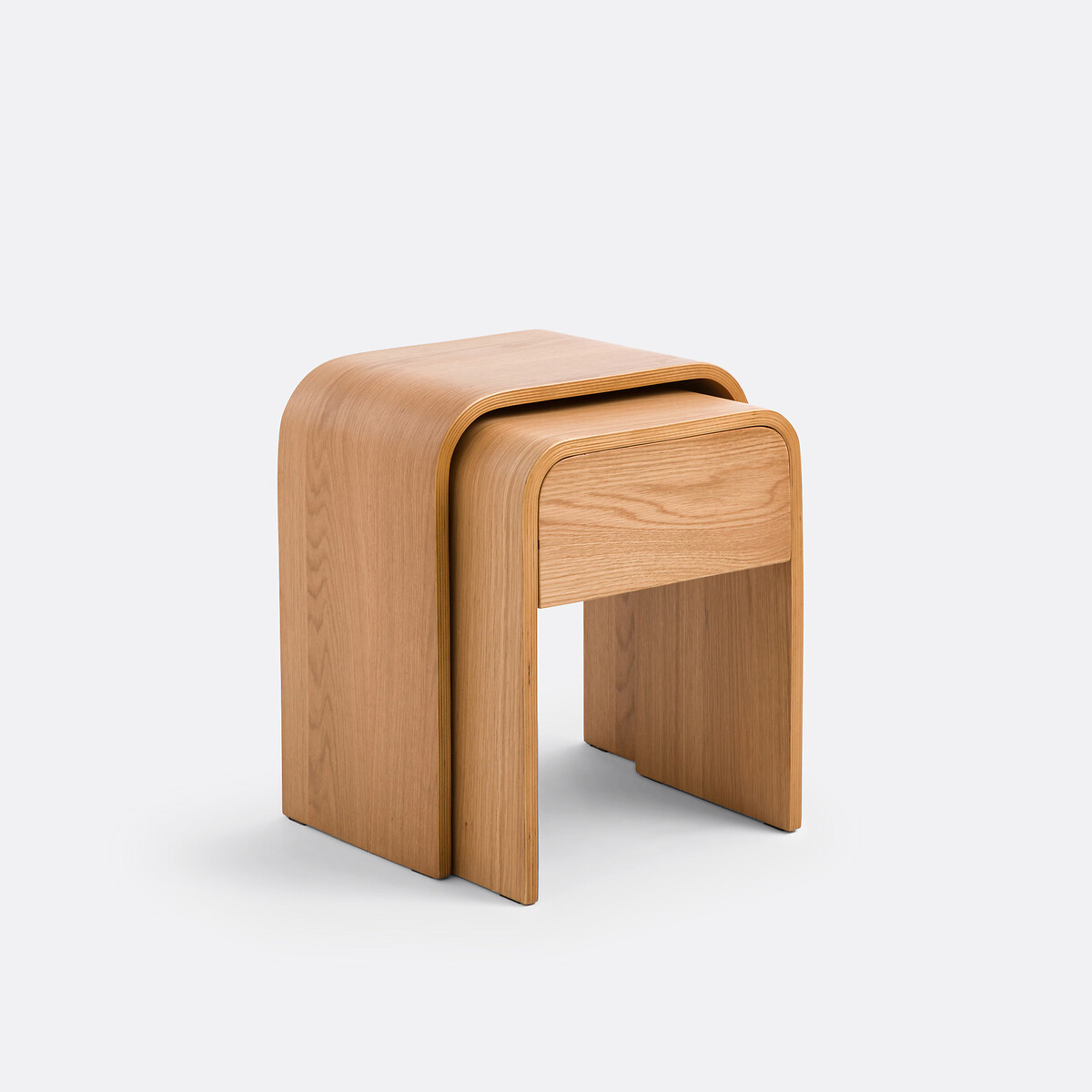 Vence Nest of Bedside Tables oak, LA REDOUTE INTERIEURS