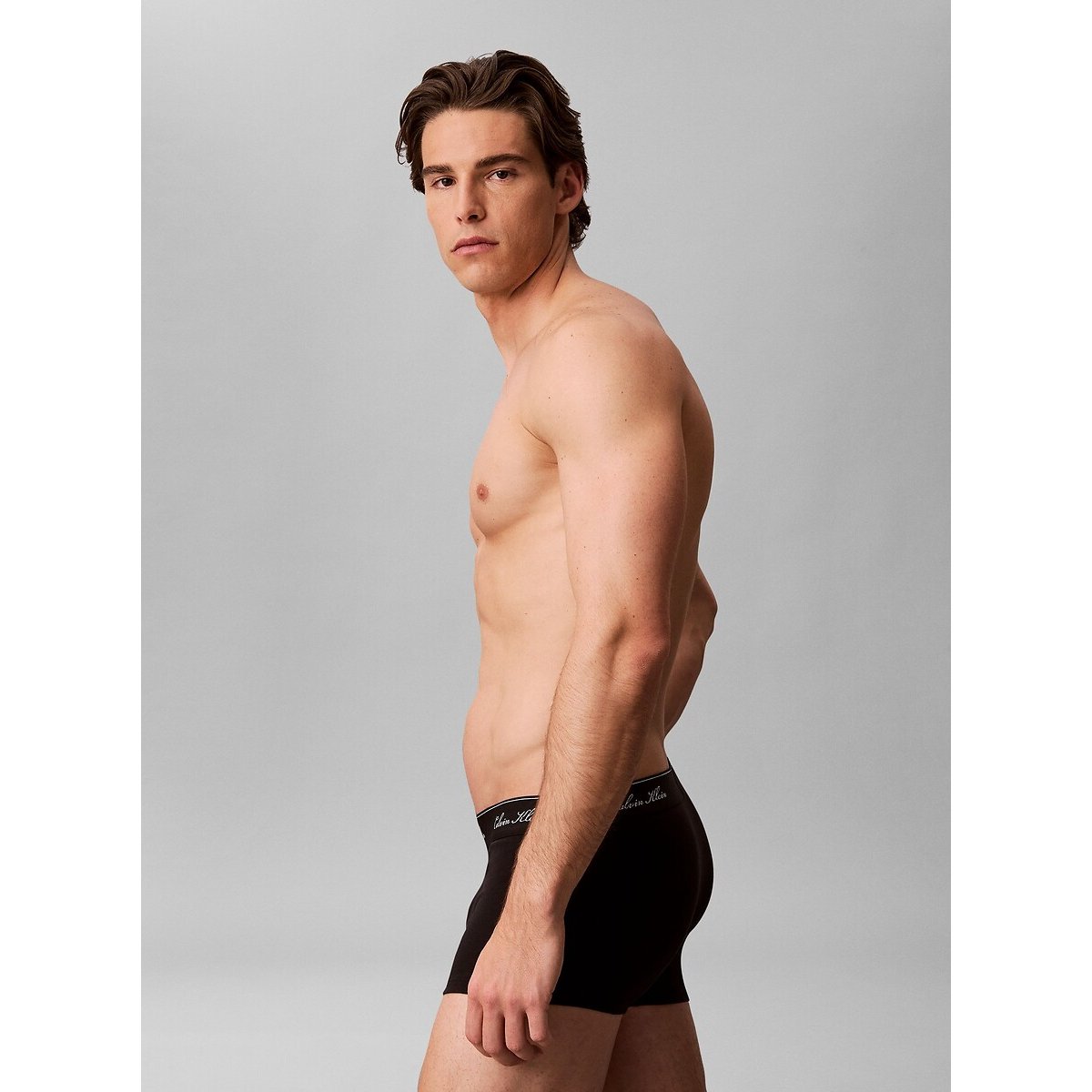 Lot de 3 caleçons, taille basse, Icon Cotton Stretch noir + noir + noir, CALVIN KLEIN UNDERWEAR