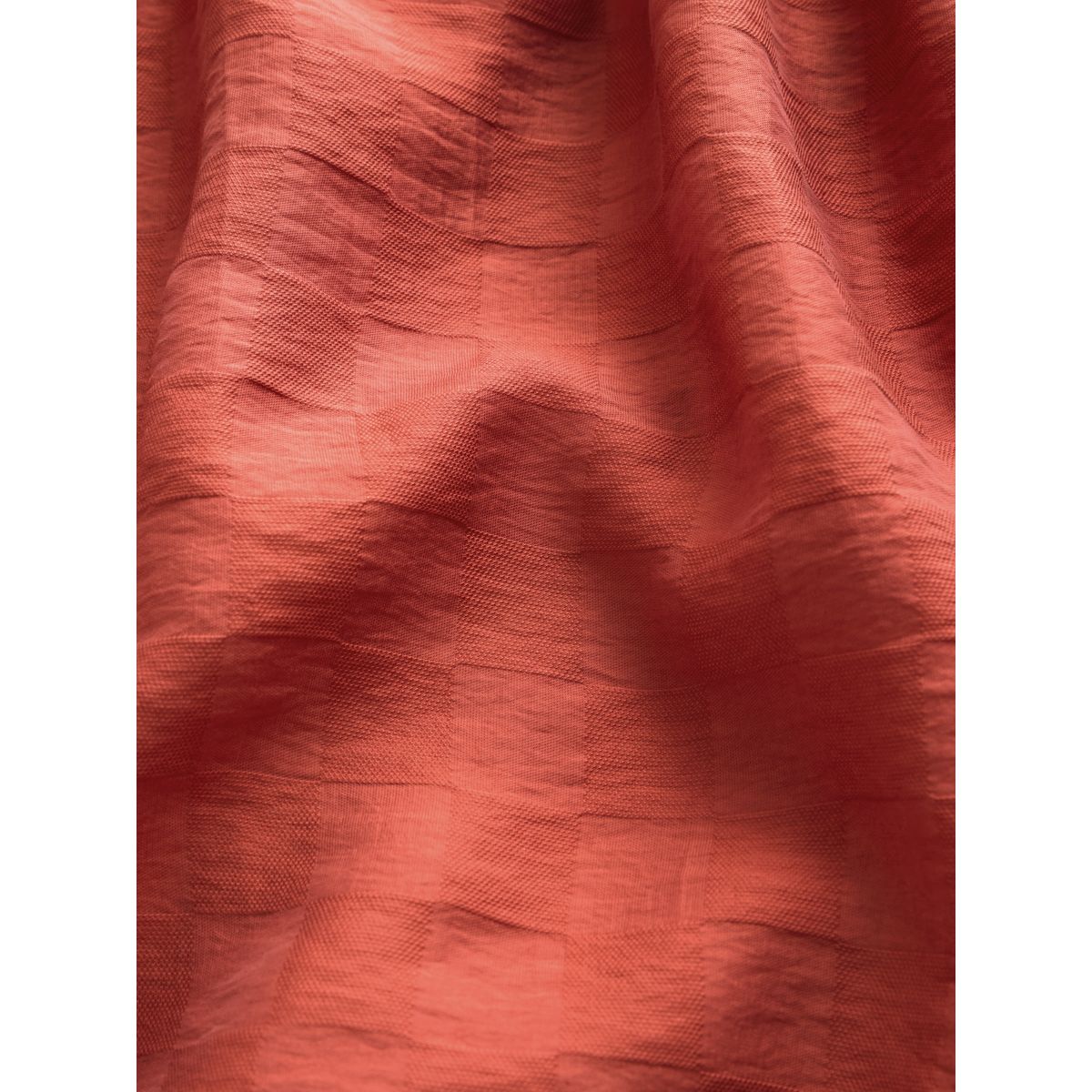 Pantalon à damier jacquard large rouge rouille, NEXT