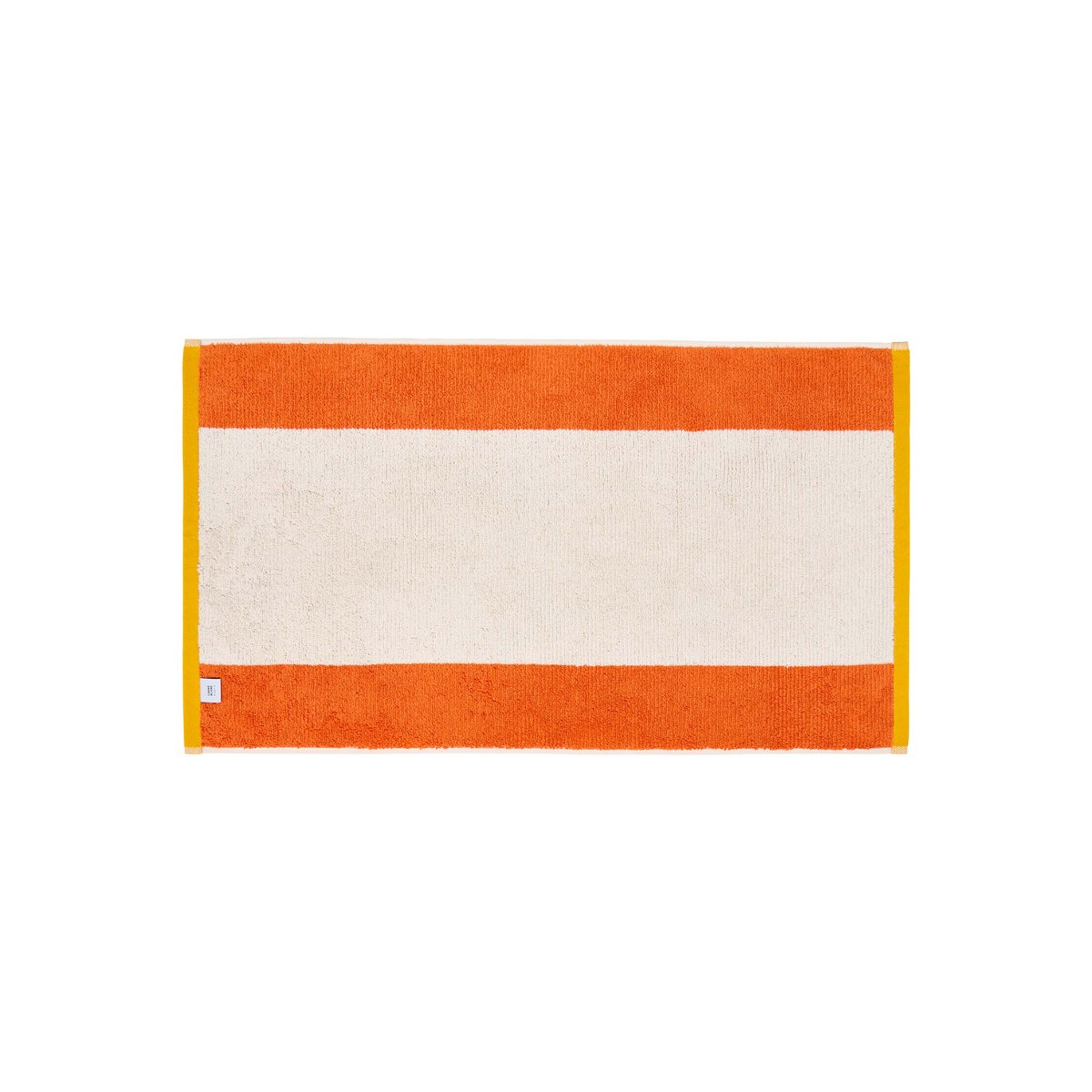 Tapis de bain Lysiris Vert/orange LYSIRIS vert/orange, CARRE BLANC