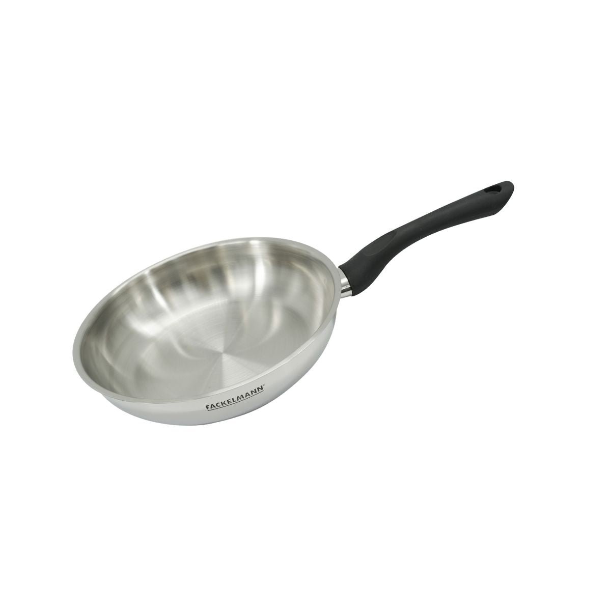 Poêle en inox 24 cm GENEVA noir,inox, FACKELMANN