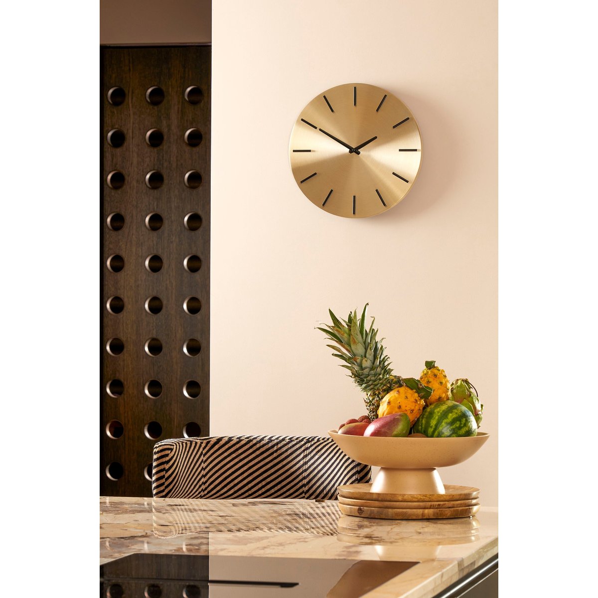 Horloge murale BRIXEN or, MICA DECORATIONS