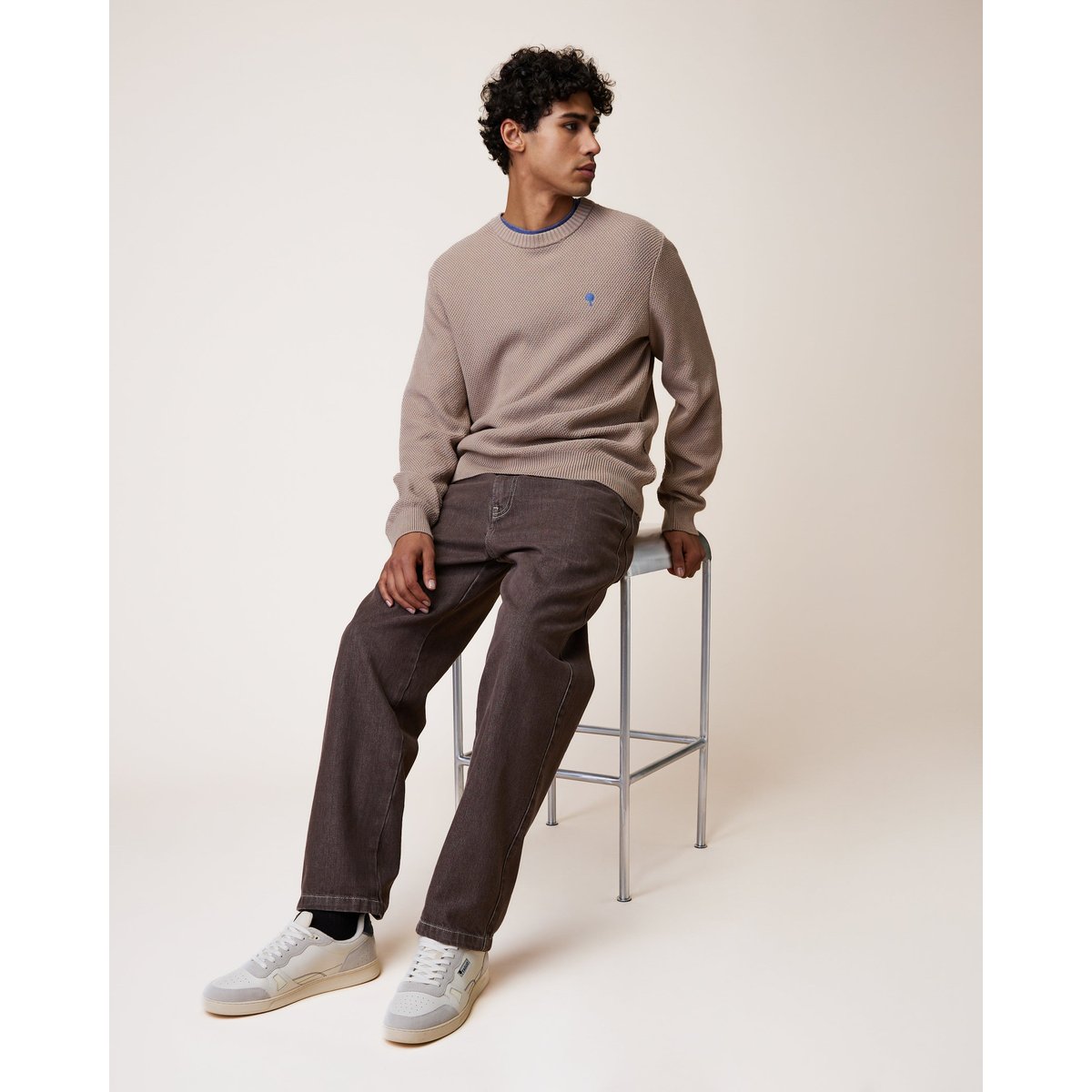 Jean denim chocolat, FAGUO