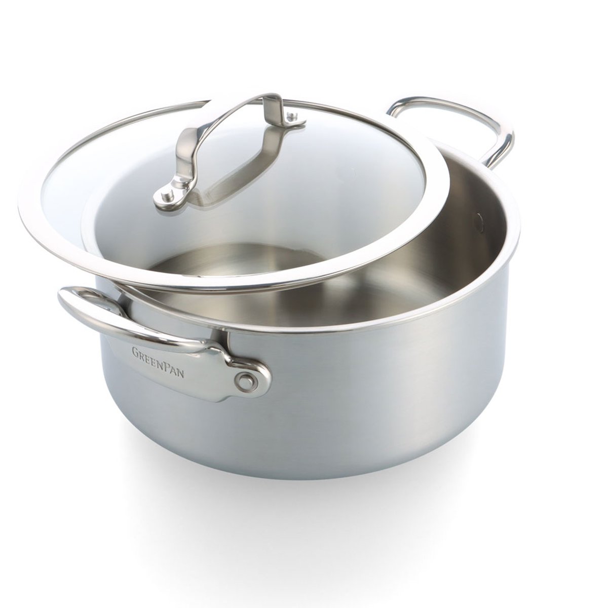 Faitout Premiere 5Ply 24 cm argent / métallique, GREENPAN