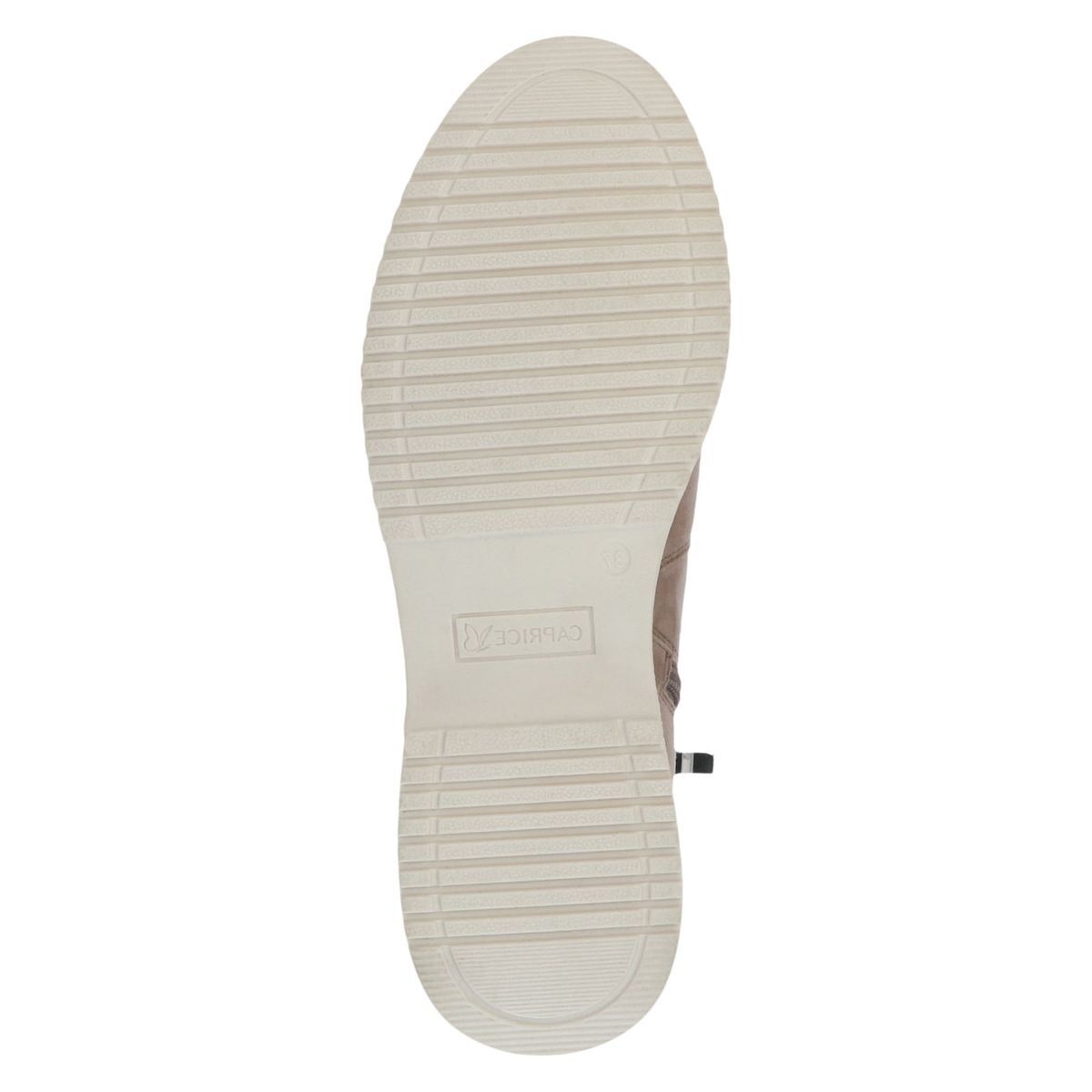 Bottine en cuir marron taupe nubuck, CAPRICE